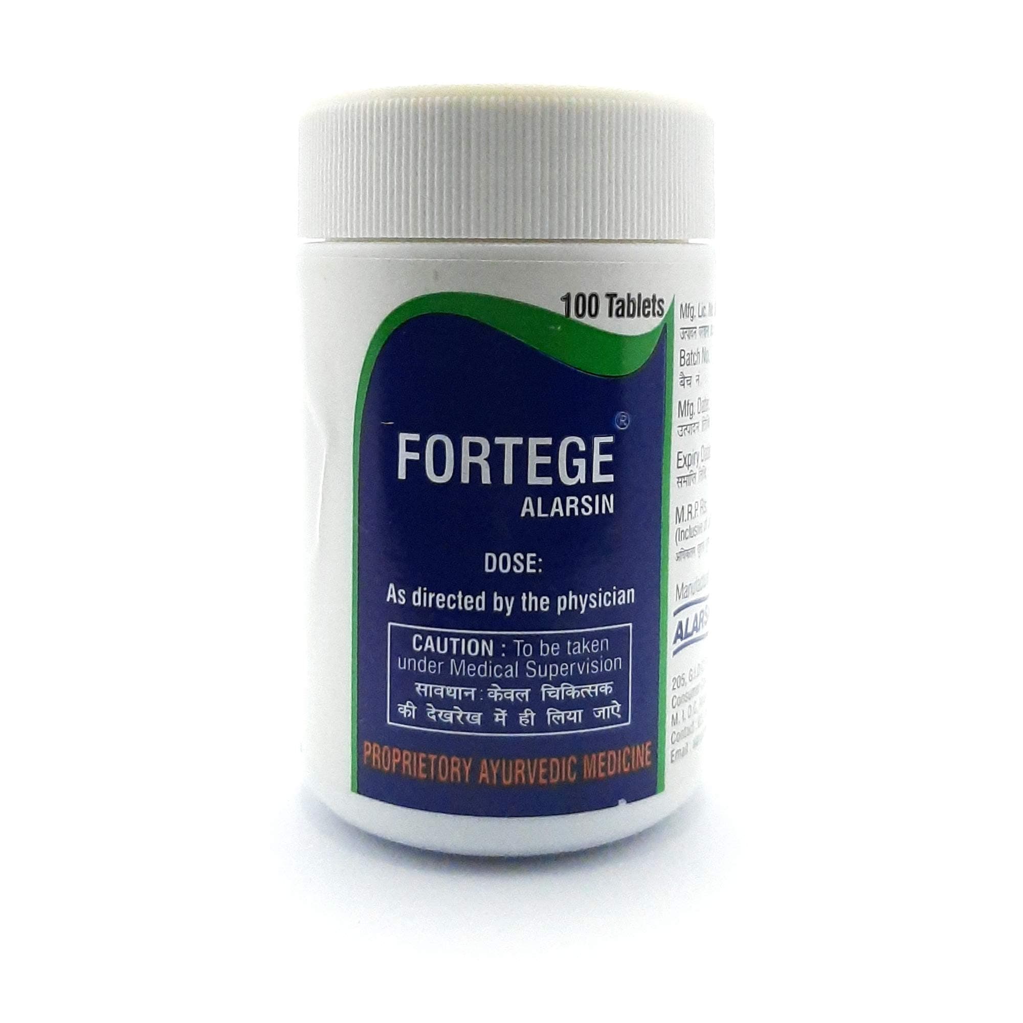 Alarsin Fortege Tablets 100