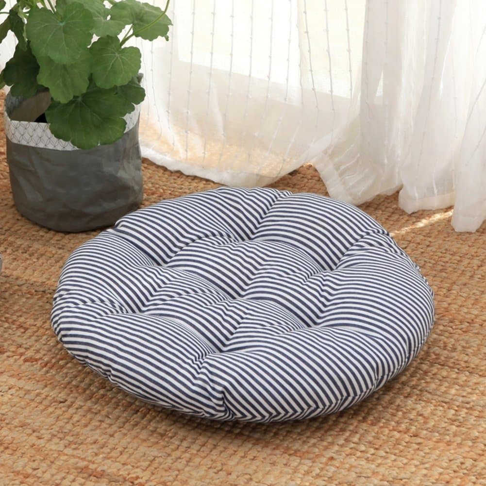 Chair stripe cushion Round square seat cushion-H 55x55cm(22x22inch)