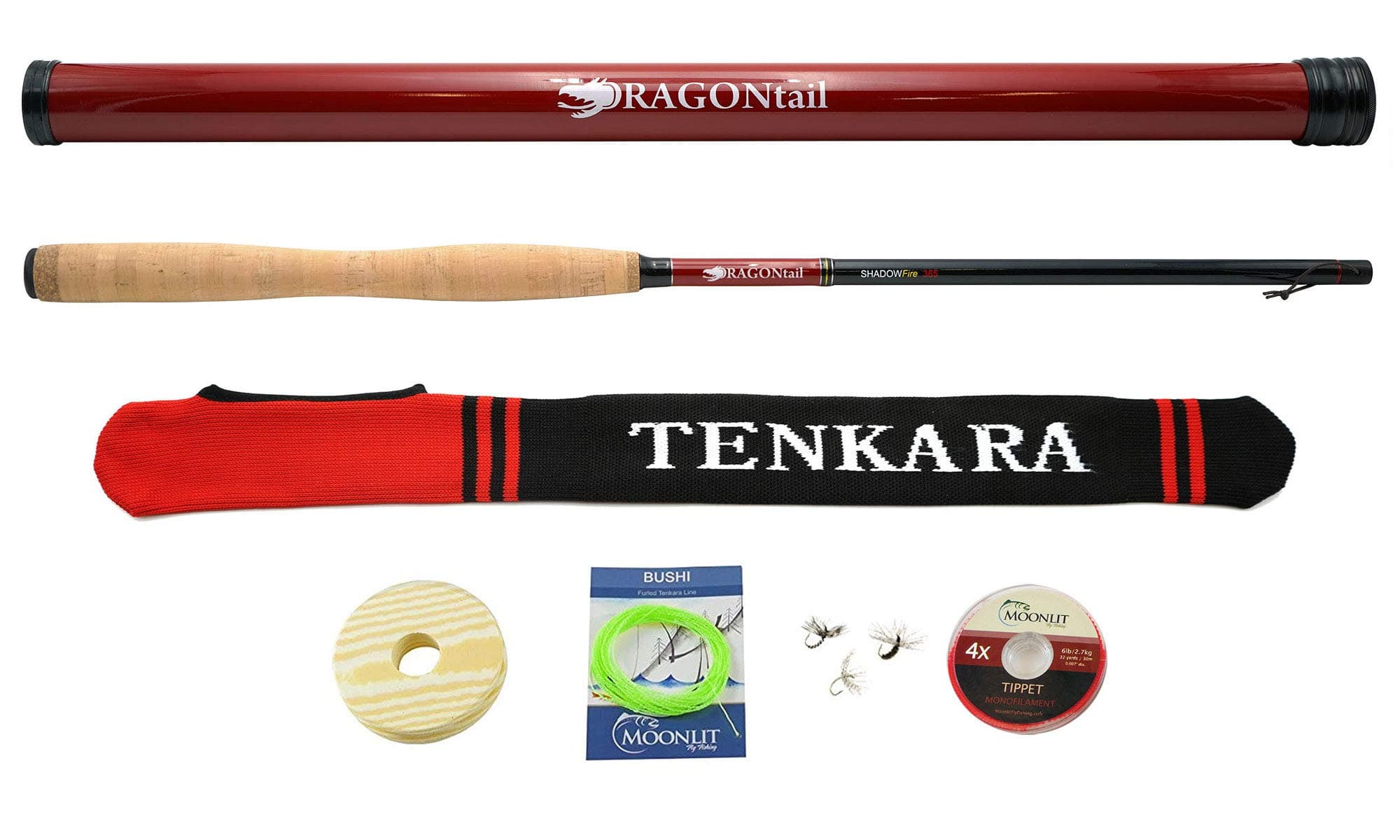 DRAGONtail Shadowfire 365 12' Tenkara Fly Fishing Rod