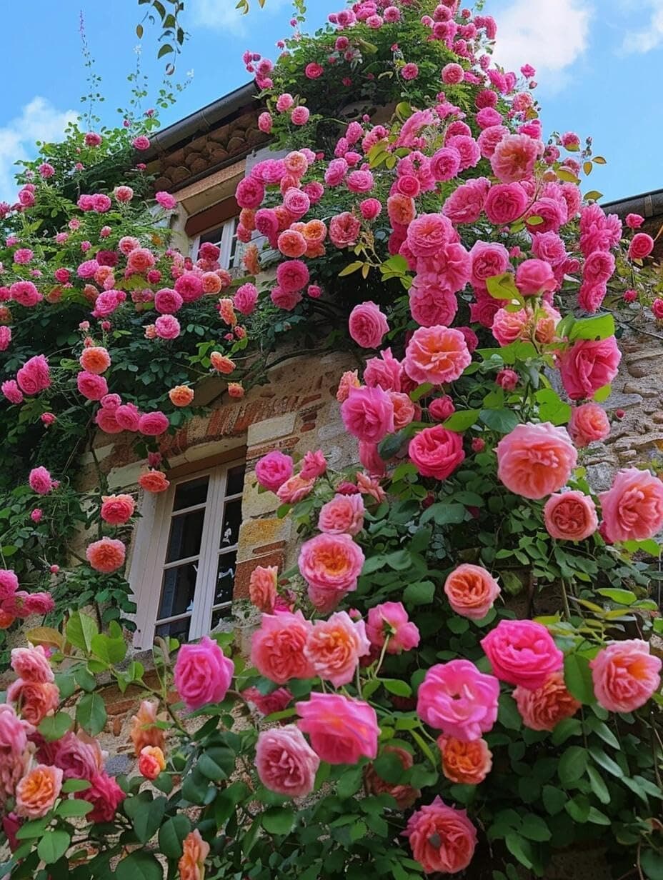 200+ Climbing Rose Seeds for Outdoor Planting Vibrant Ornamental Flowers for Family Garden Decoration