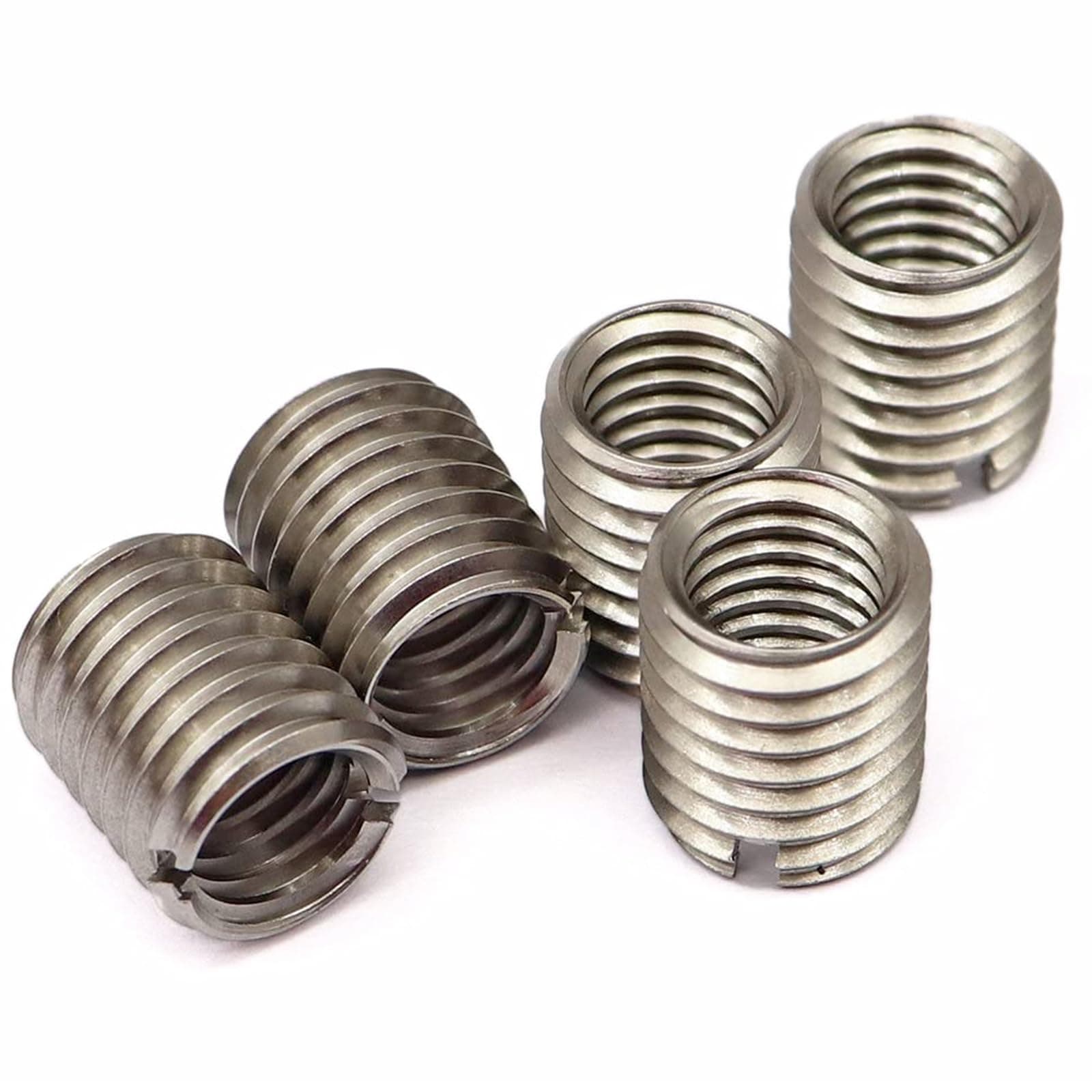 SecosAutoparts 5pcs M10 10mm Male to M8 8mm Female Screw Sleeve Conversion Nut