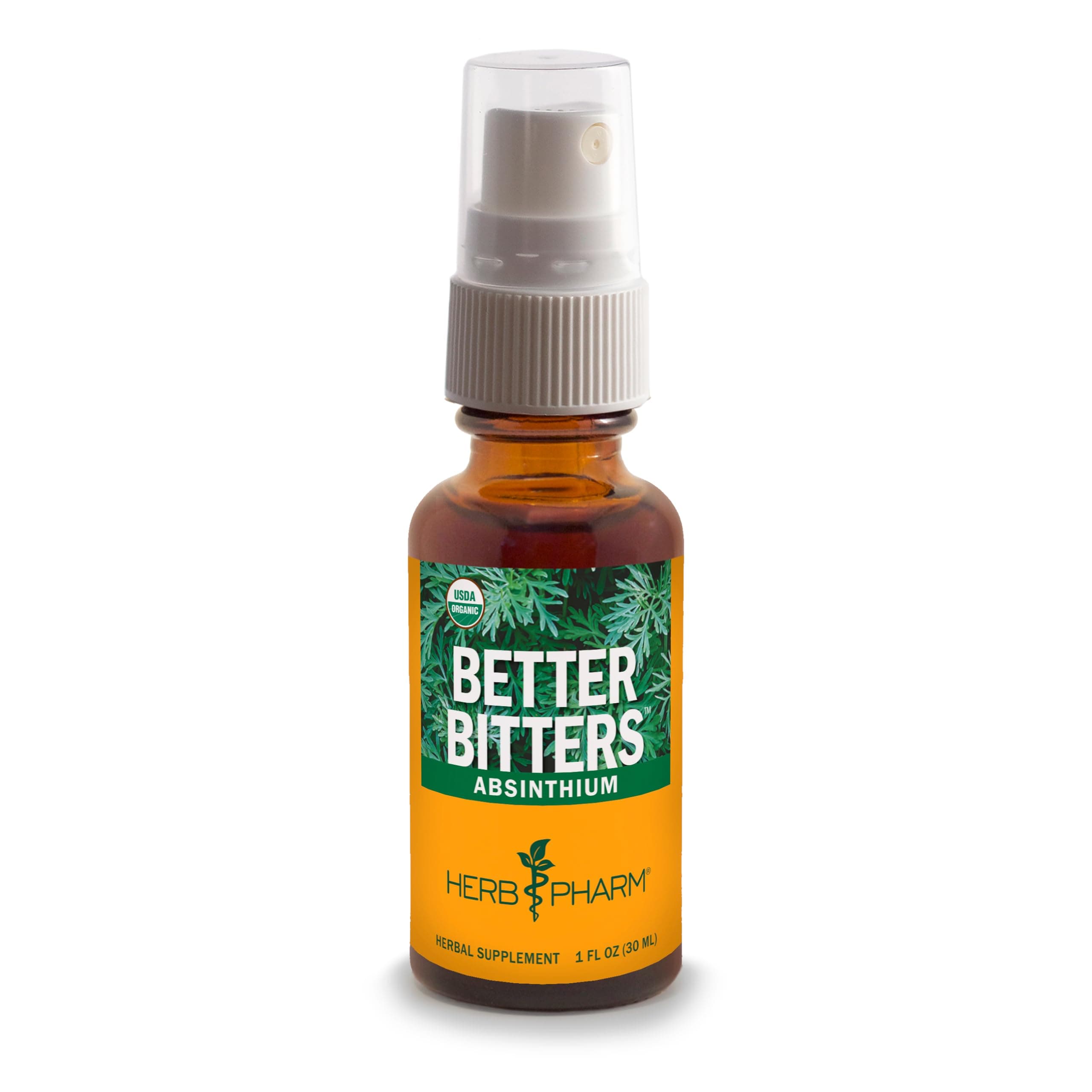 Herb Pharm Better Bitters Certified Organic Digestive Bitters, Absinthium, 1 Ounce
