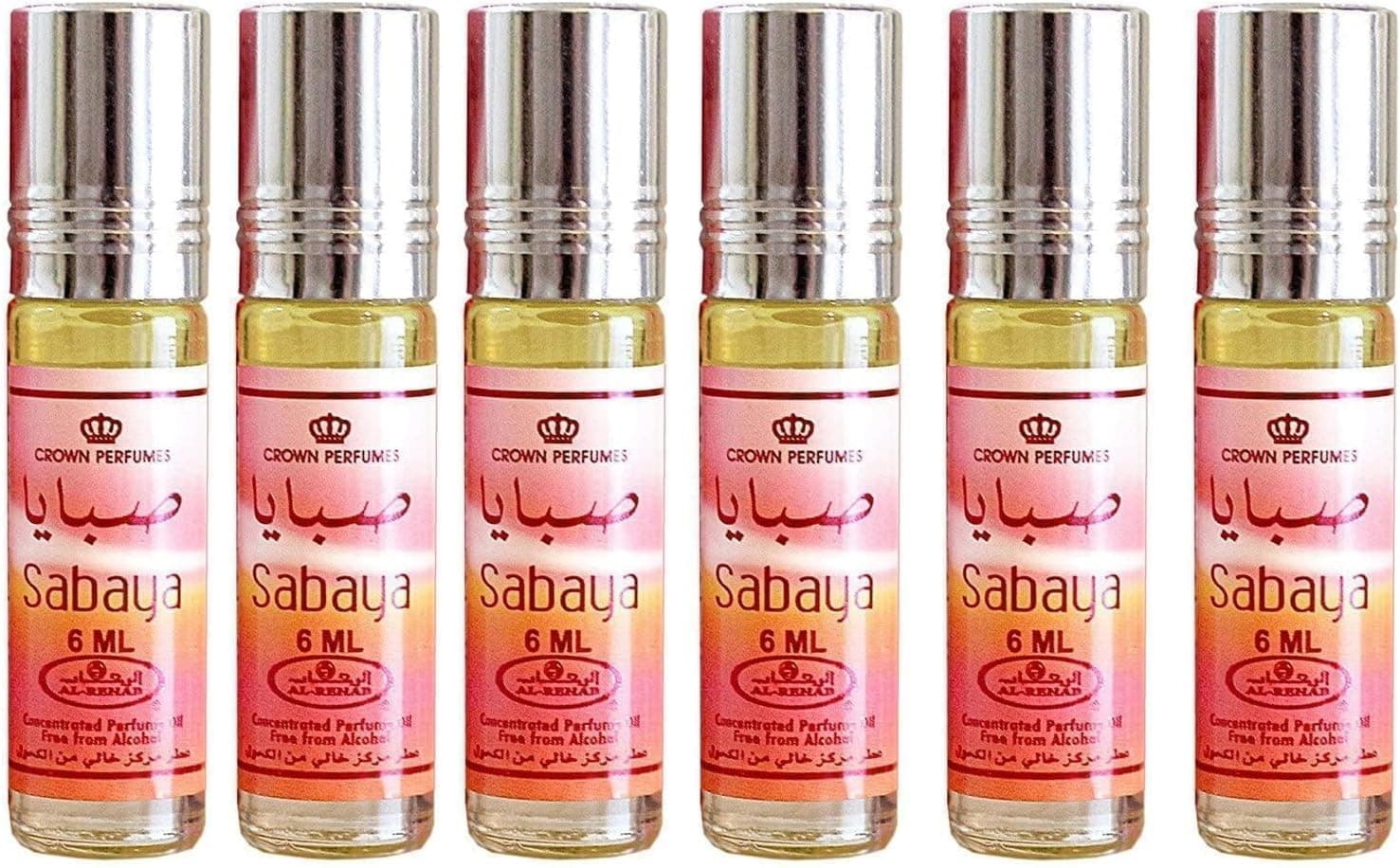 Al Rehab Sabaya Perfume Oil - 6 x 6ml