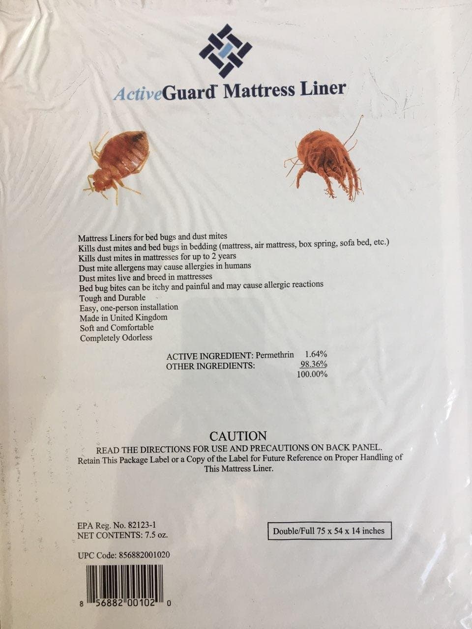 Mattress Liner Bed Bug (Full)