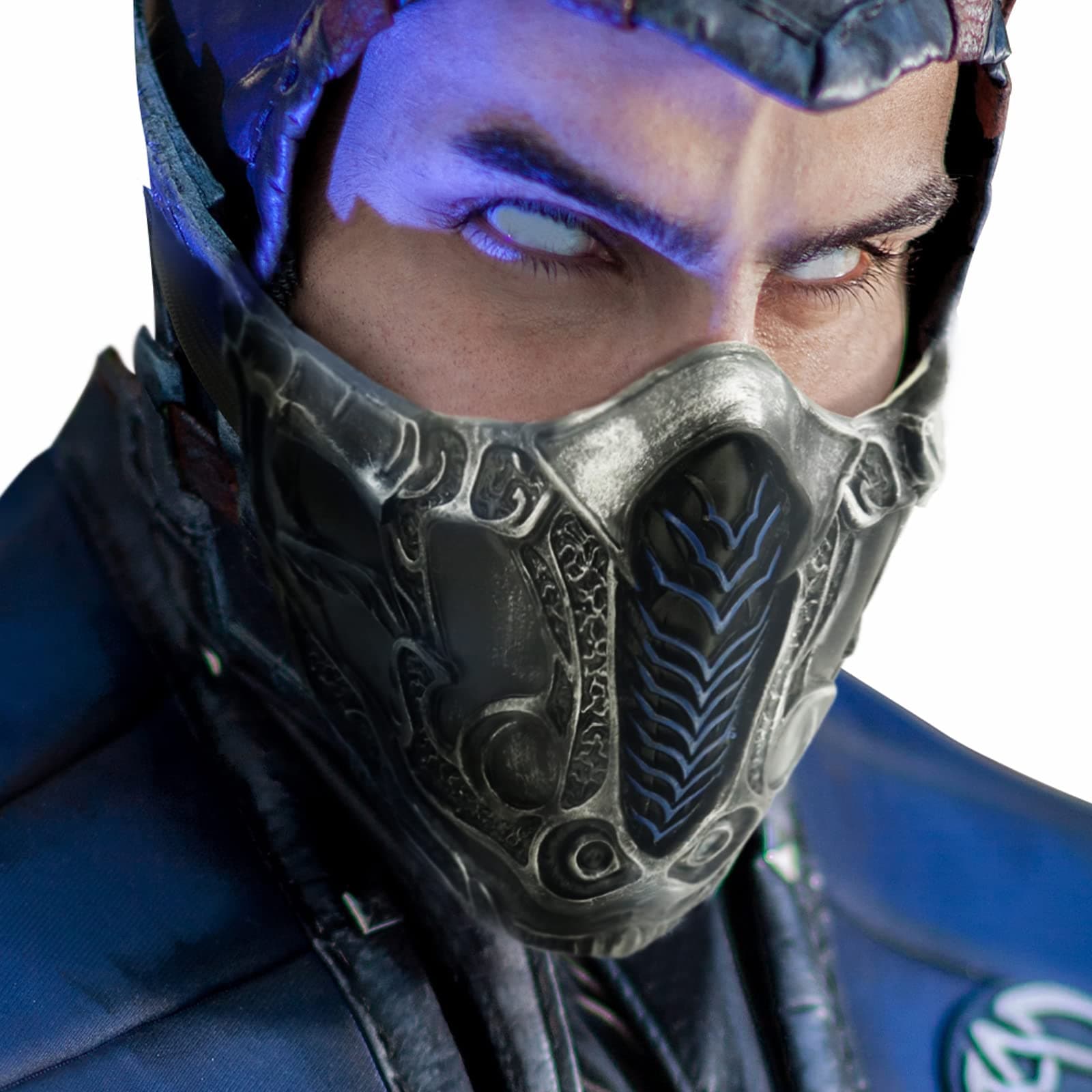 Mortal Kombat Mask Scorpion Sub-Zero Mask Halloween Game Cosplay Costume Mens