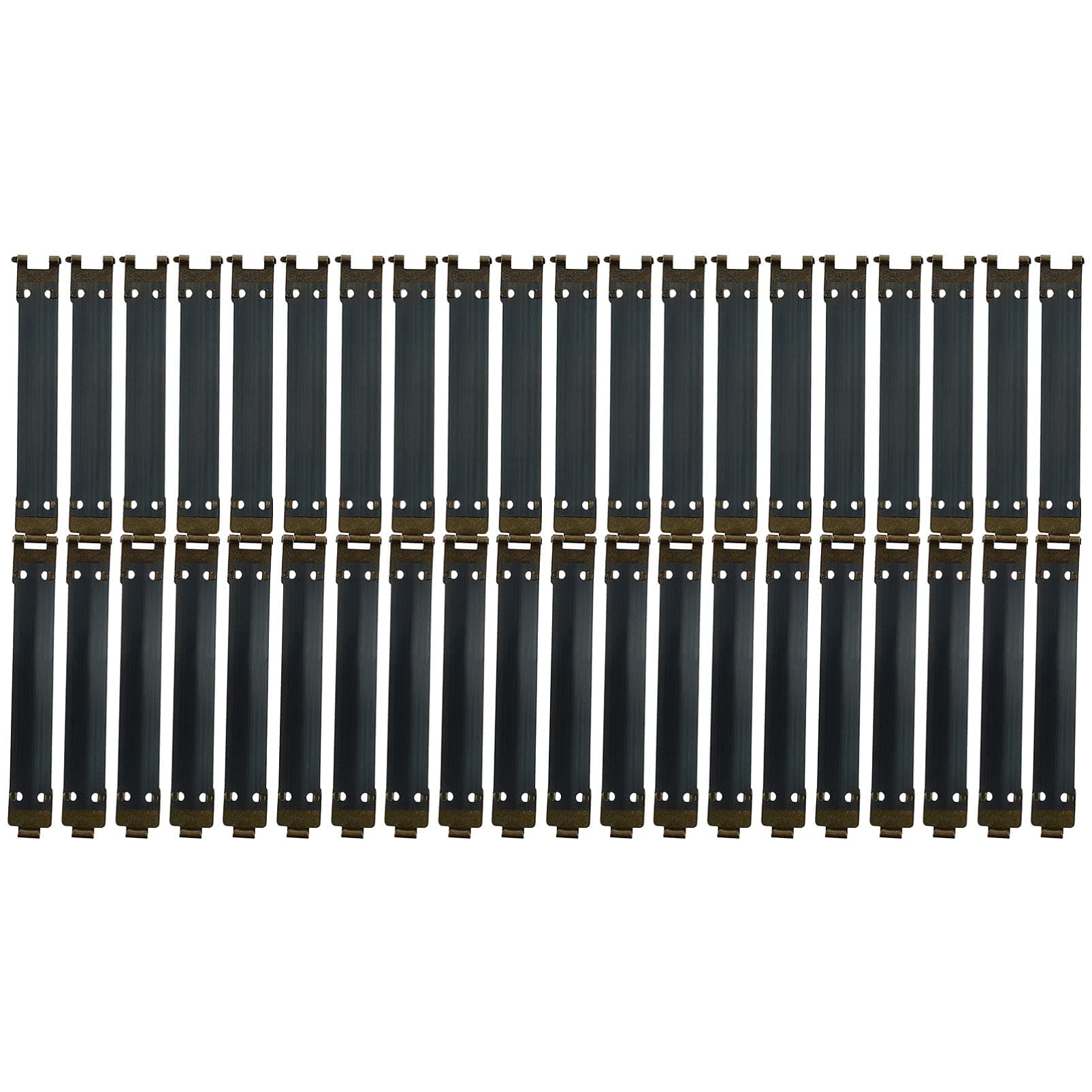 HEALLILY 20pcs Metal Internal Flex Frames Kiss Clasp Bulk DIY Bag Internal Flex Frames Iron Flex Frames for Bag Coin Purse DIY Handbag Hinges