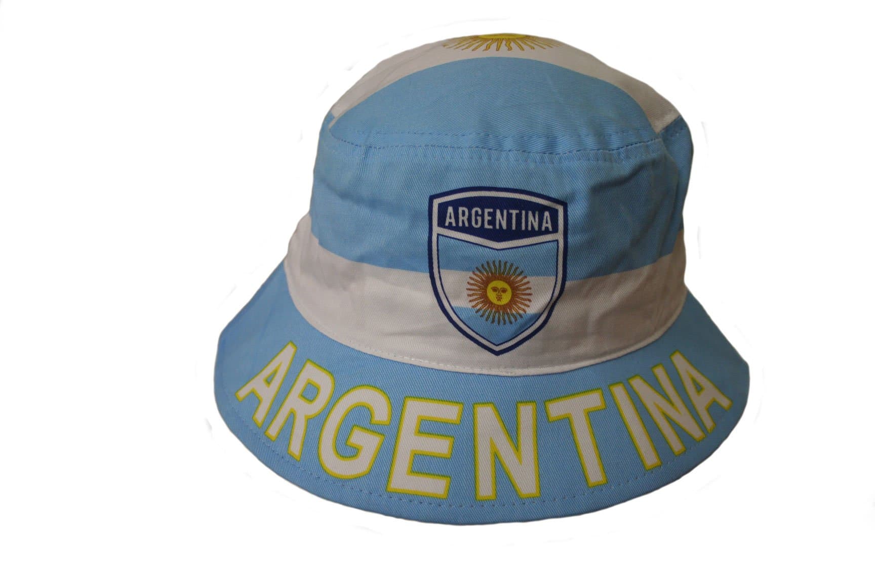 Argentina Country Flag Bucket HAT Cap. Adult Size .New
