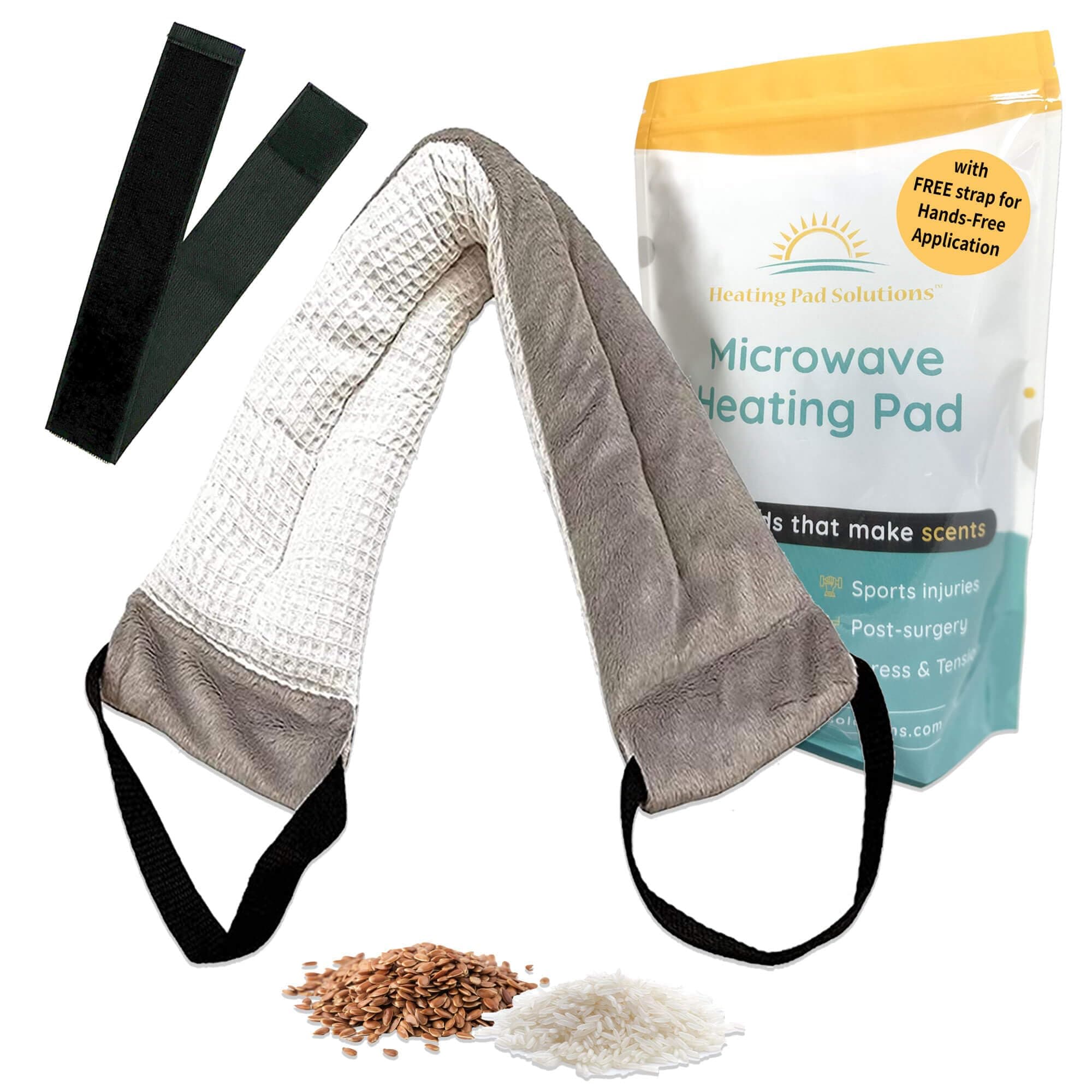 Versatile Heated Neck Wrap Microwavable - Neck Warmer Microwave Heating Pad for Shoulders, Sore Muscles - 22 Inches - 1 Pack