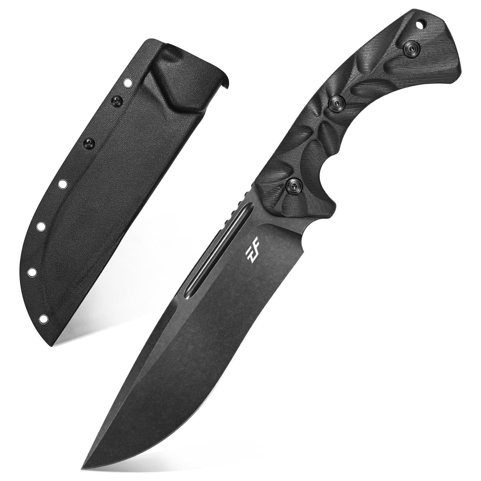 Eafengrow EF145 Fixed Blade Knife DC53 Steel Blade G10 Handle Full Tang EDC Tool Straight Knife for Working Camping Adventure