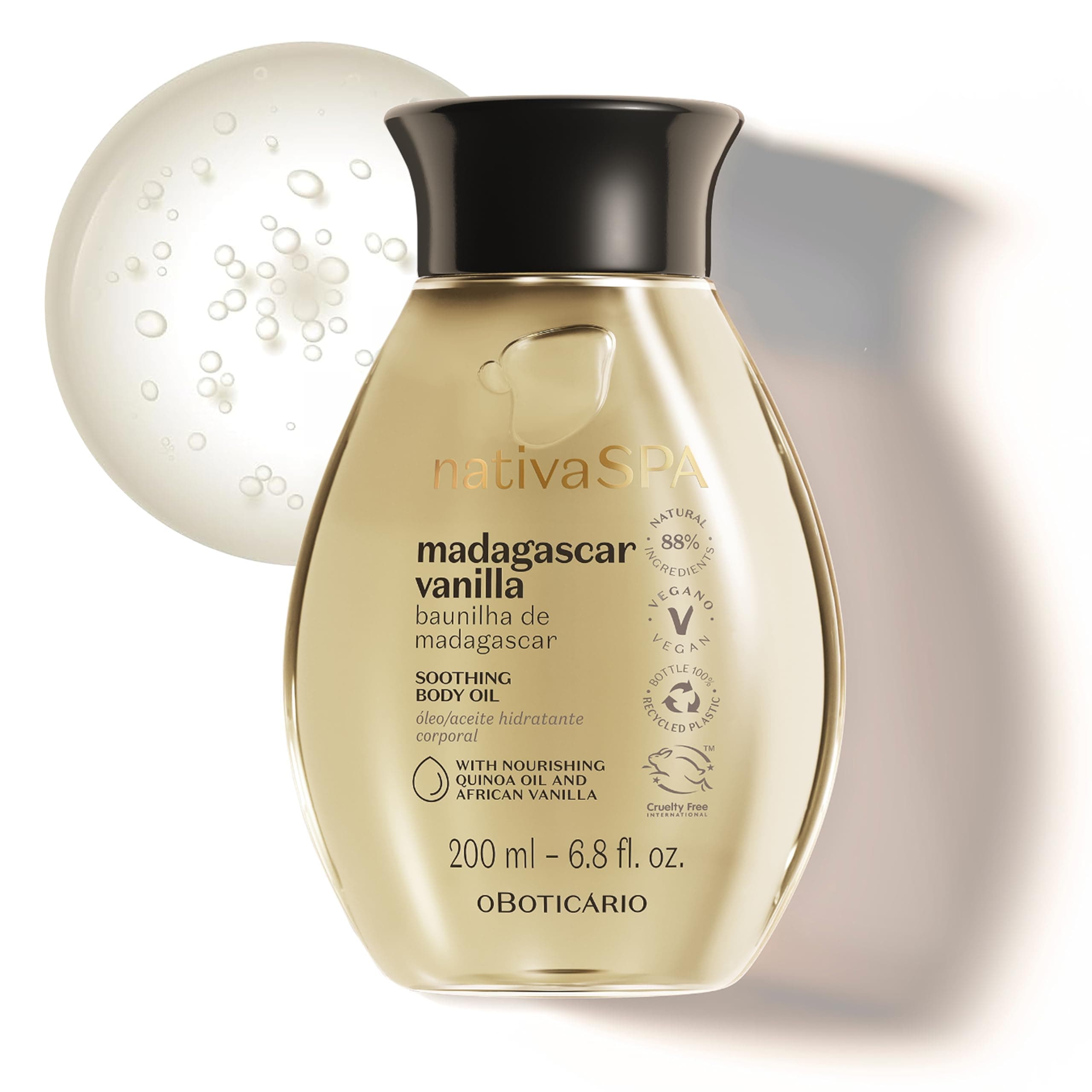 NATIVA SPA O BOTICÁRIO Madagascar Vanilla Body il, 200 ml
