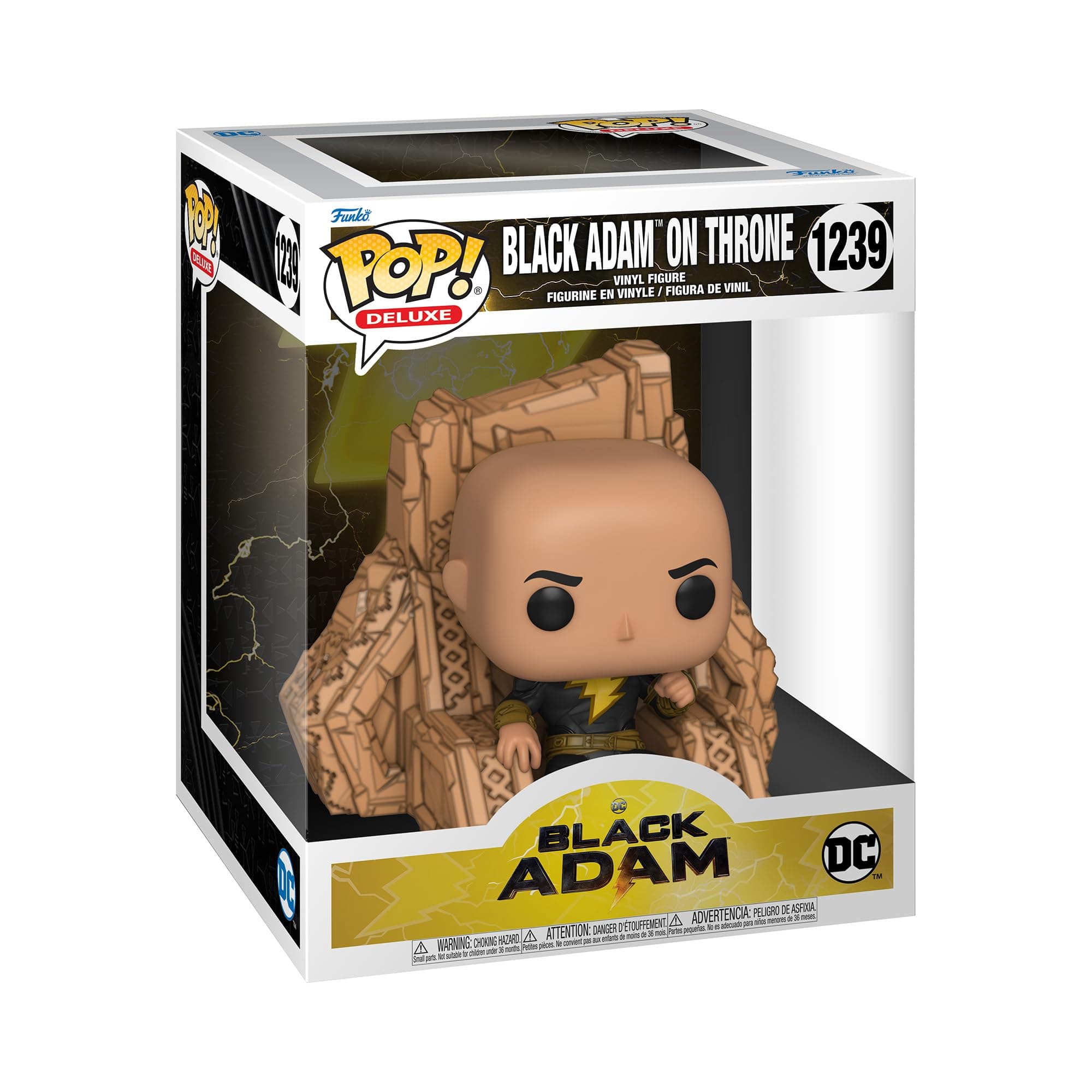 Pop! Movies: Black Adam - Black Adam on Throne