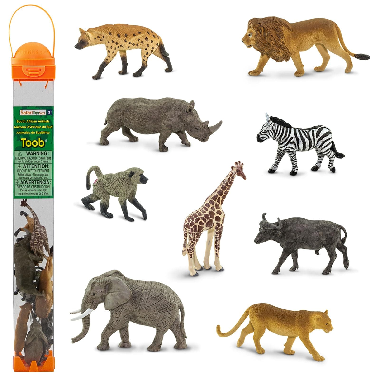 Safari Ltd. 12 Miniature Figures of North American Wildlife, Ecosystem Miniature Figures, Non-Toxic and BPA-Free, Suitable for Ages 3 and Above