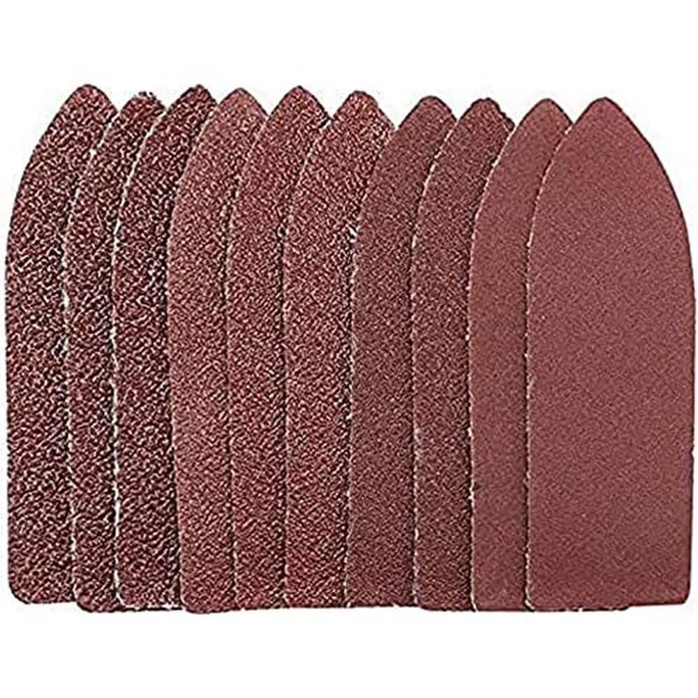 Draper Hook and Loop Sanding Sheets (Pack of 10) | Assorted Grit Grades Finger Sheets | 02930