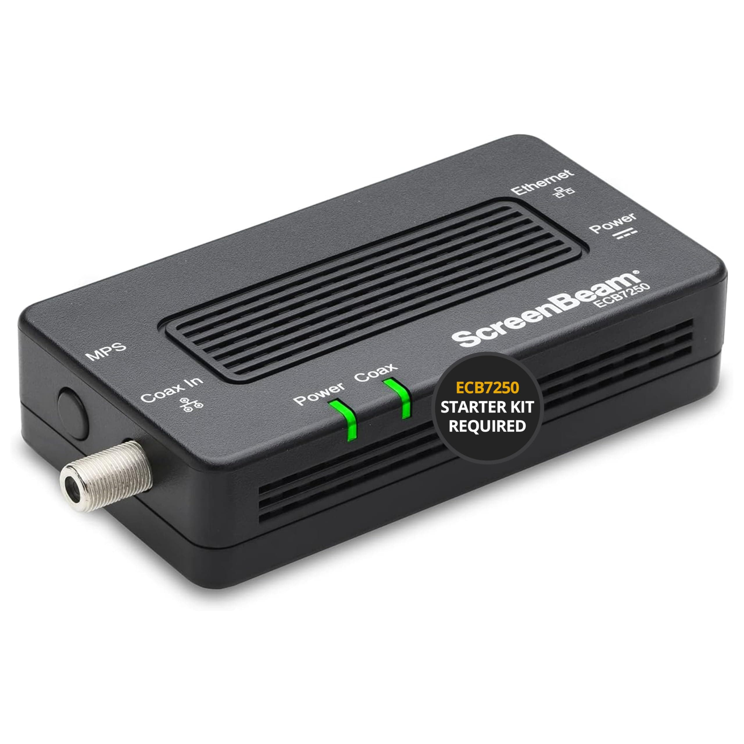 ScreenBeam Bonded MoCA 2.5 Network Adapter for Highest Speed Internet, Ethernet Over Coax - Single Add-On Adapter for Existing MoCA Network (Model: ECB7250S02)