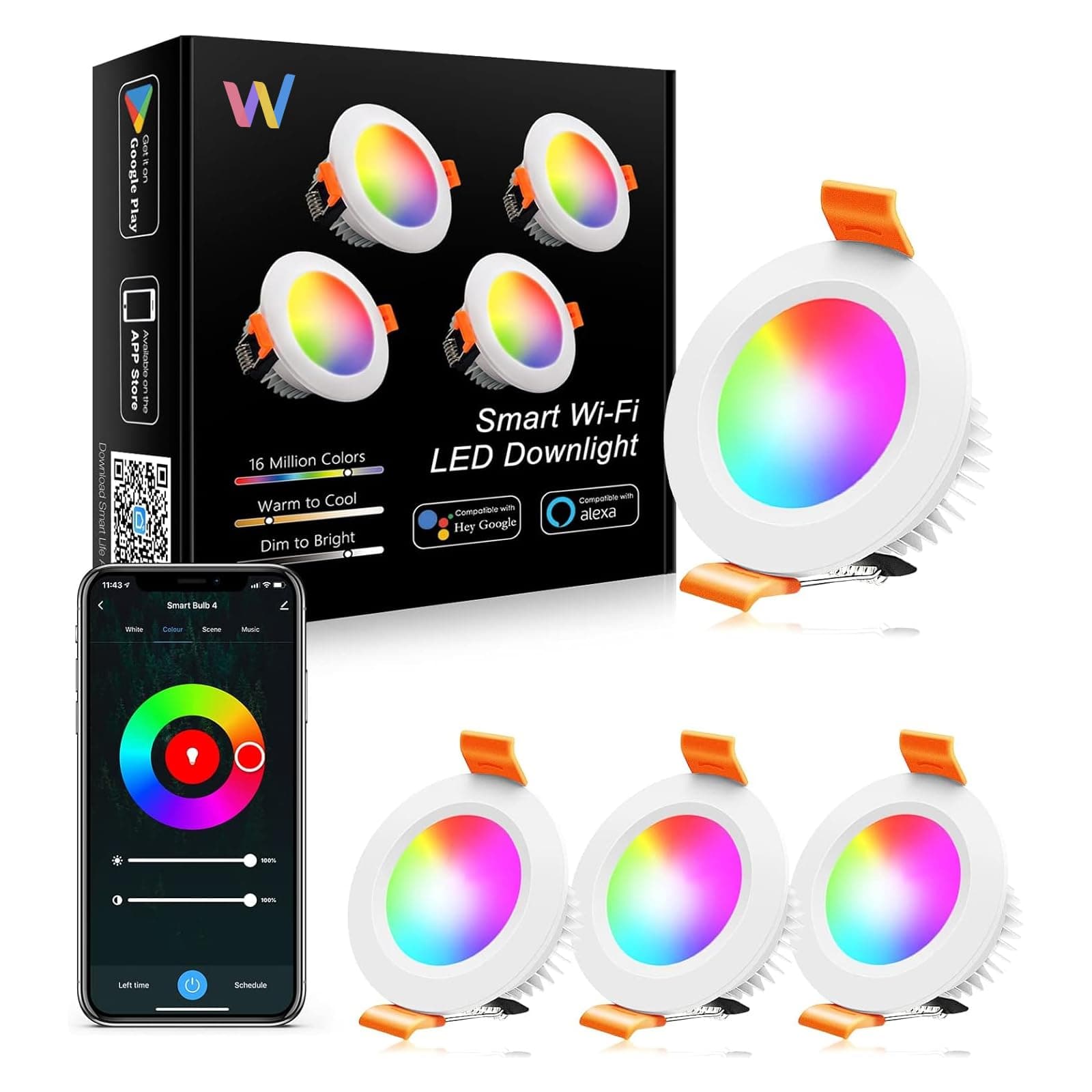 2'' Wifi Downlight 4 Pack