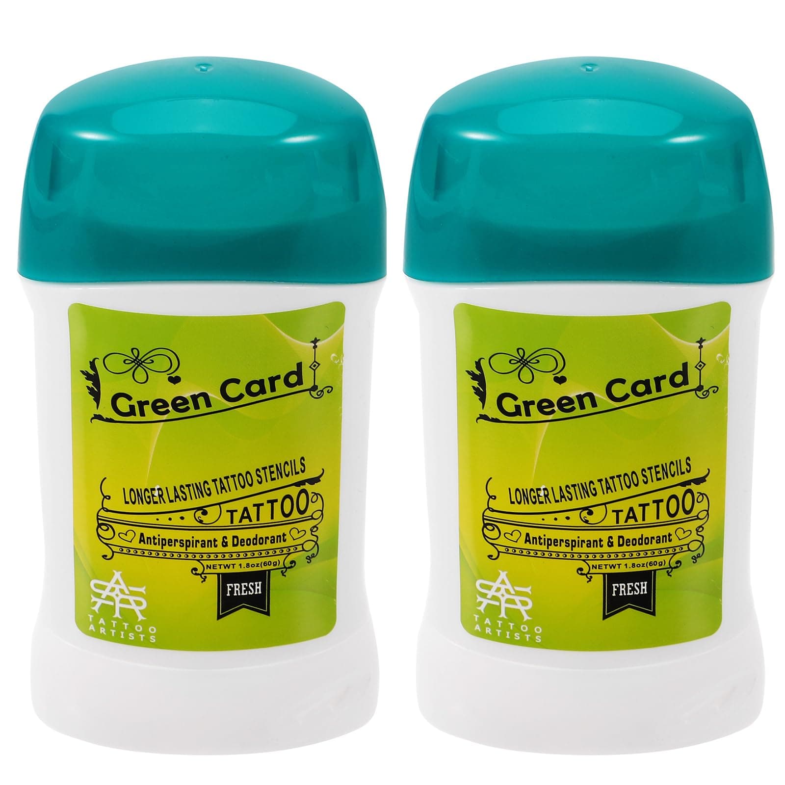 DOITOOL2PCS Tattoo Transfer Gel for Tattooing Supplies, Transfer Gel Stick, Green Soap Supplies Clean Dry Protection Antiperspirant Deodorant