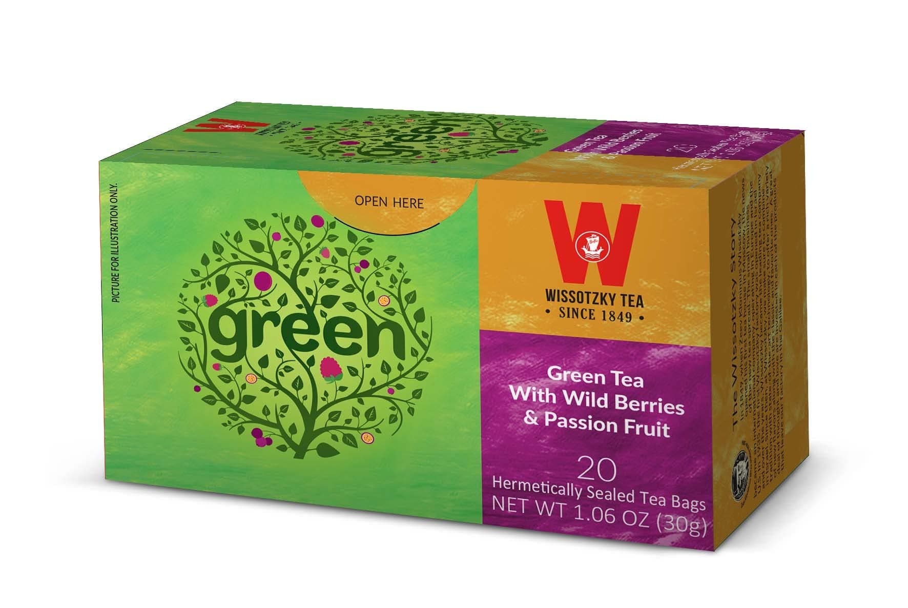 Tea Green Wldbry & Pssn Fruit, 20 bg