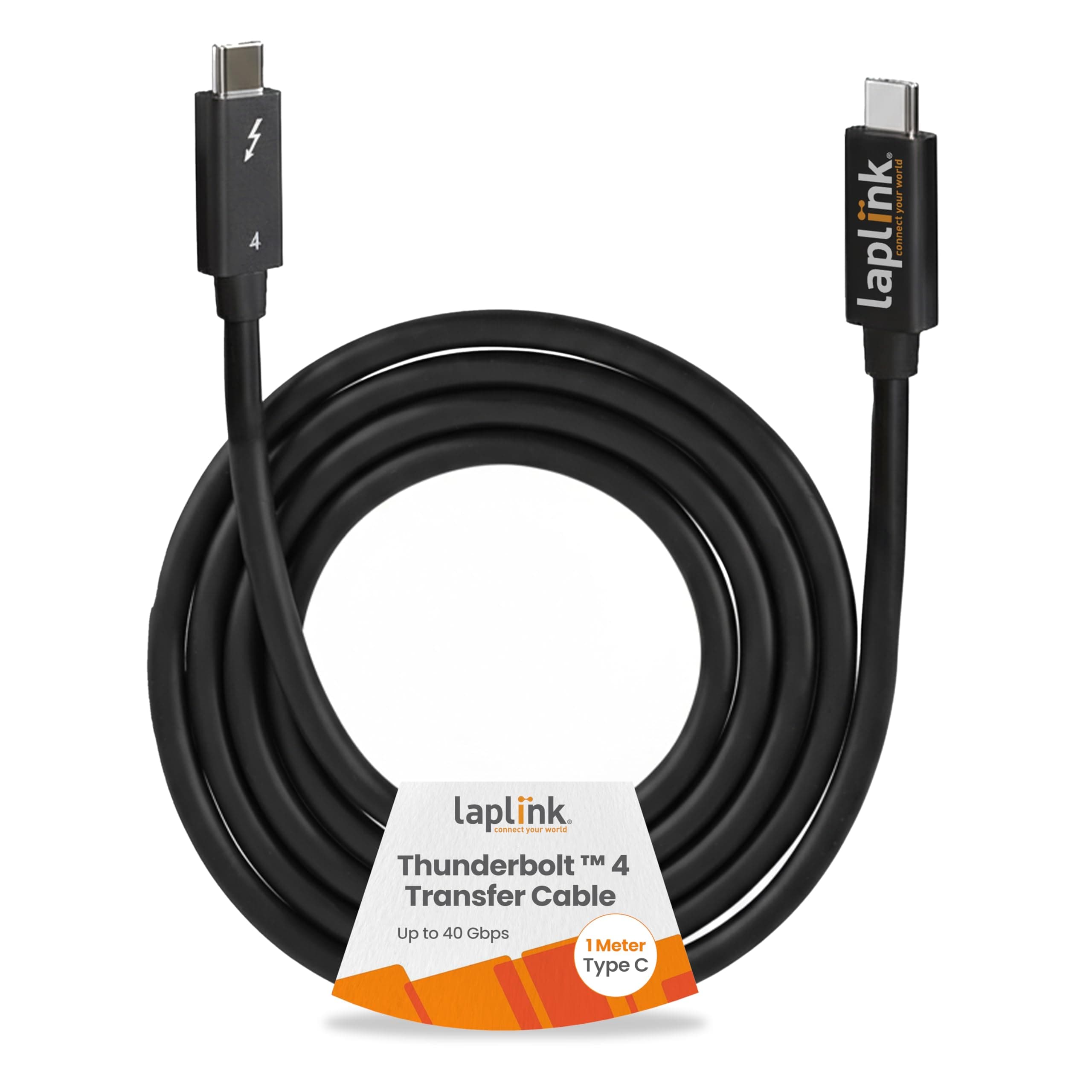 LAPLINK - Thunderbolt 4 Cable for Ultra High Speed Data Transfer - Transfer C...