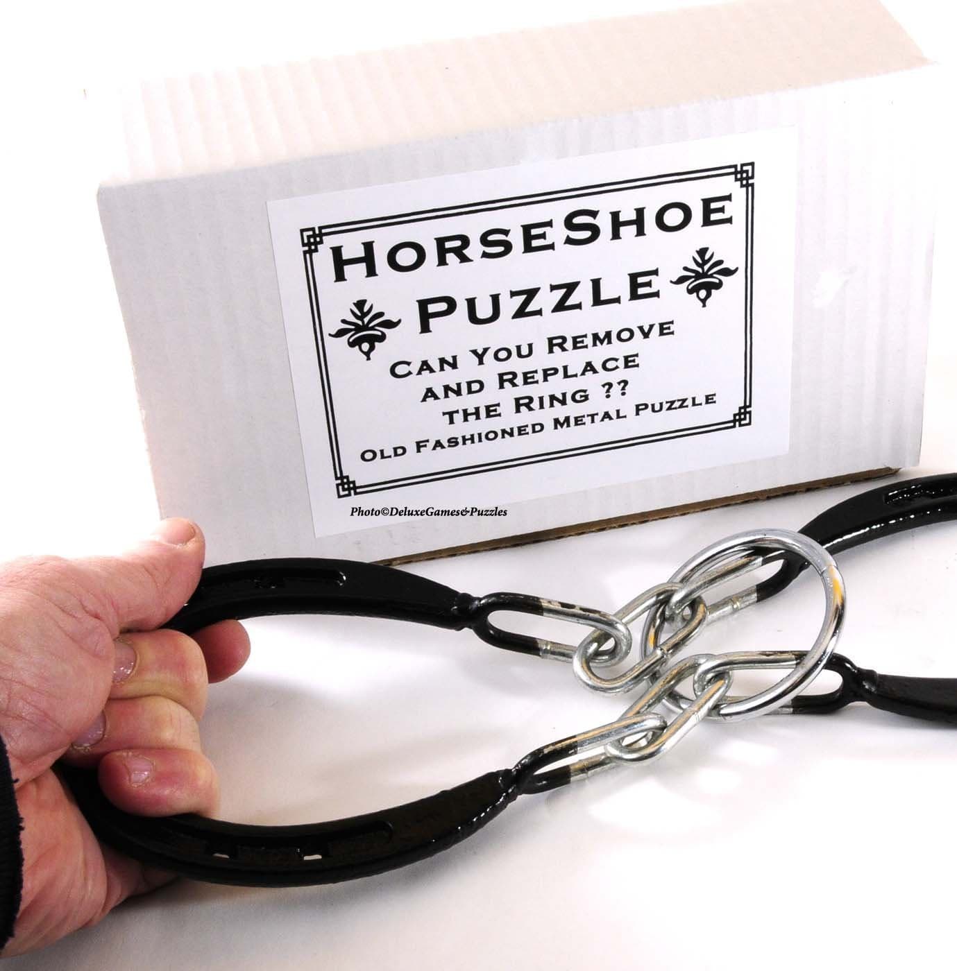 Horseshoe Puzzle _ Remove and Replace The Metal Ring