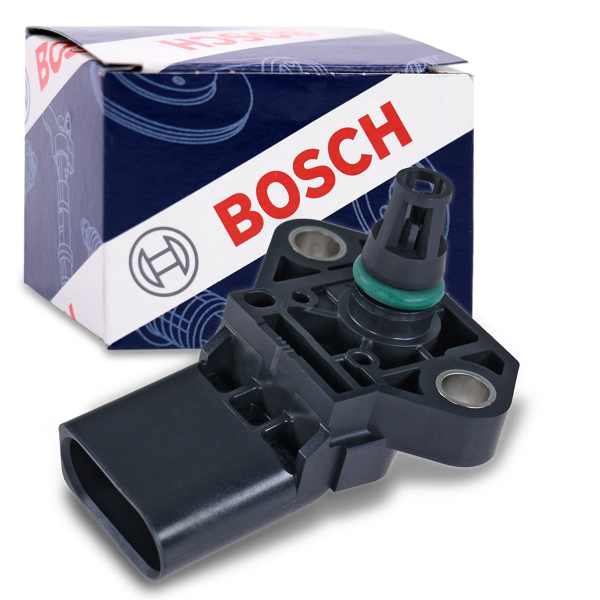 BOSCH 0261230266 Manifold Absolute Pressure (MAP) Sensor - Compatible with Select Audi A3, A4, TT; Porsche 911; Volkswagen Beetle, CC, Eos, Golf, GTI, Jetta, Passat, Tiguan