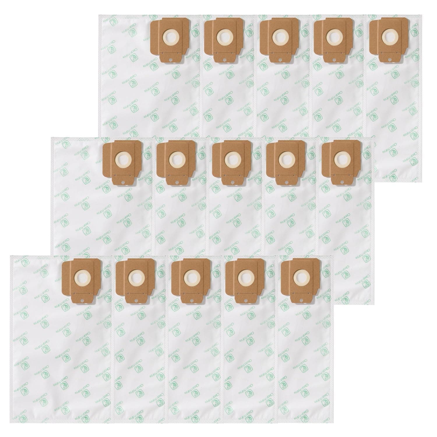 CF Clean Fairy Vacuum Cleaner Bag Compatible With Karcher Tornado CV30/1 CV38/1 CV48/2 NSS Pacer 112-115UE Micro Synthetic Cloth Filter Bag (Pack of 15)