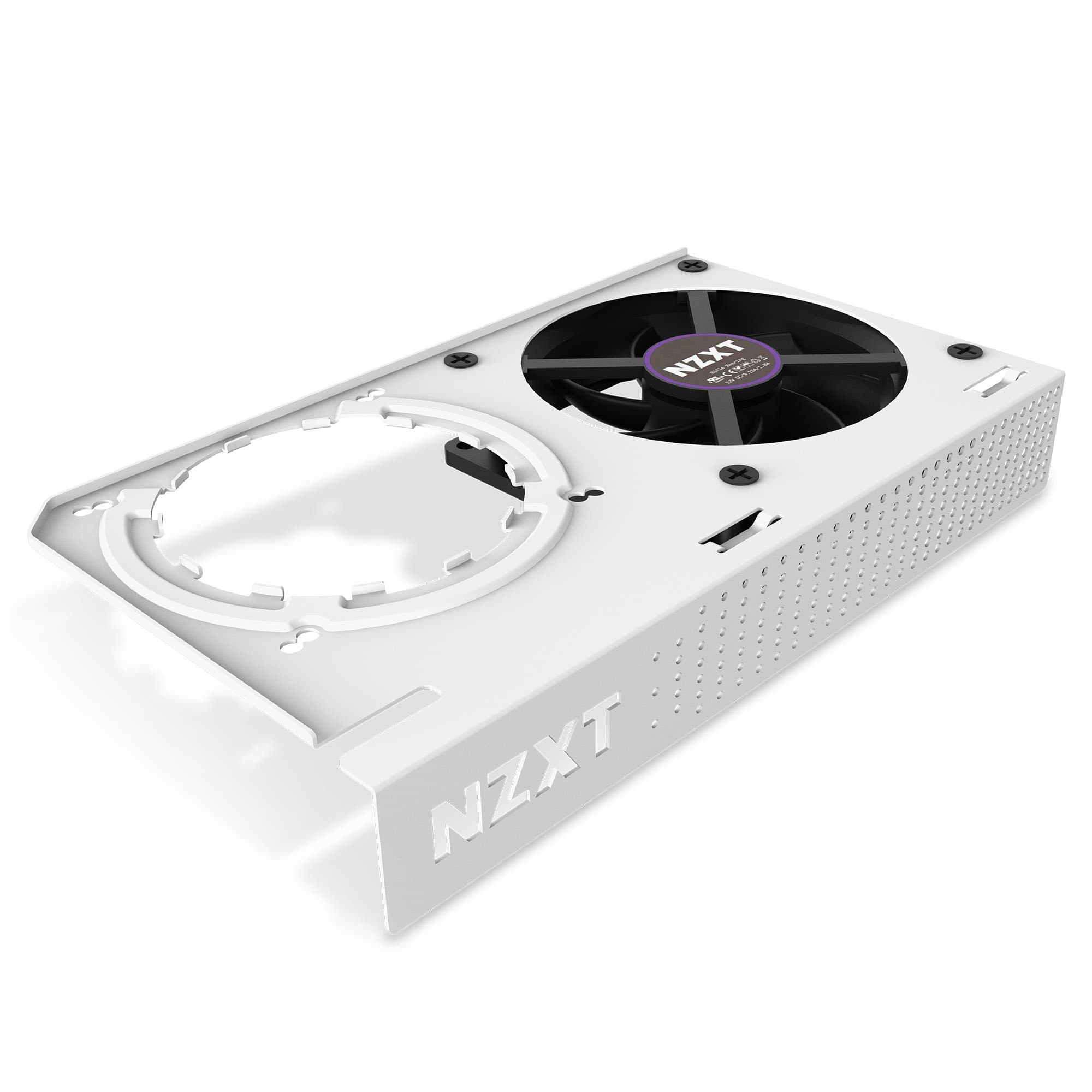Kraken G12 - GPU Mounting Kit for Kraken X Series AIO - Enhanced GPU Cooling - AMD and NVIDIA GPU Compatibility - Active Cooling for VRM - White, RL-KRG12-W1