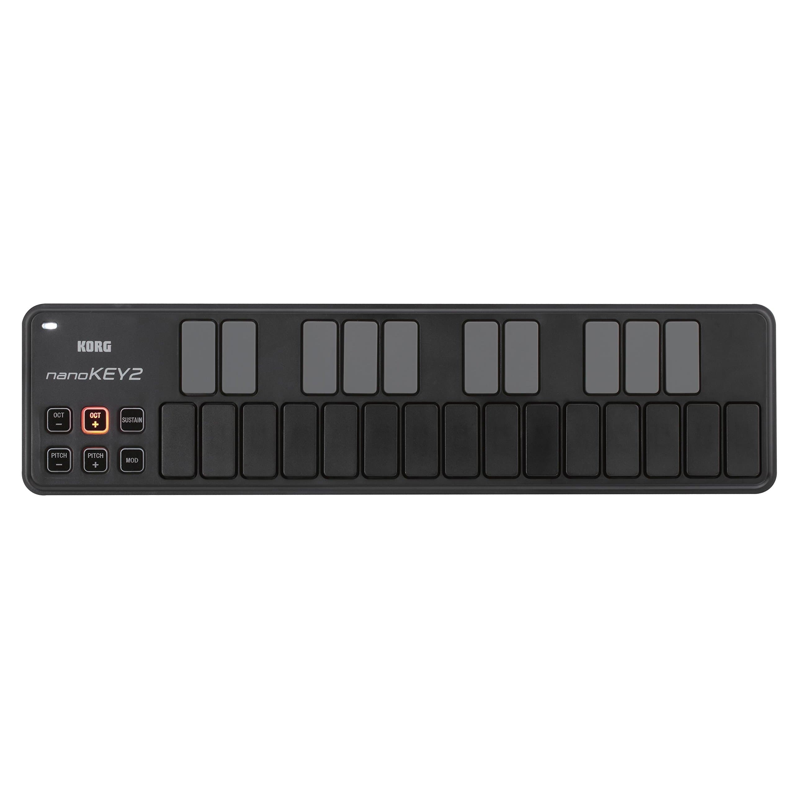 25-Key Midi Controller (Nanokey2Bk),Black