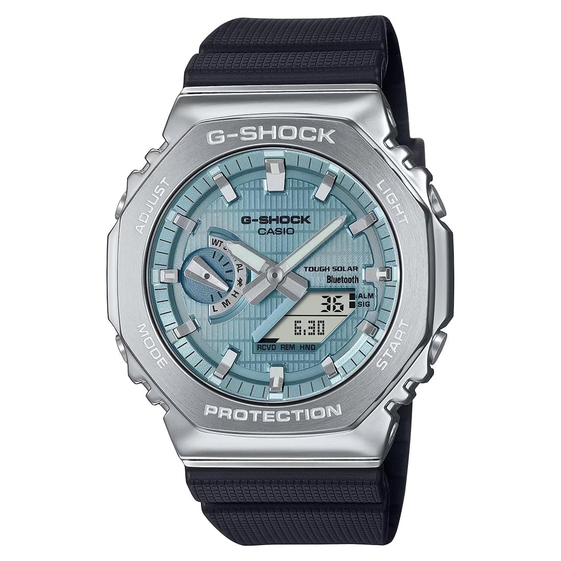 Casio G-Shock GBM-2100A-1A2DR Bluetooth Analog-Digital Turquoise Blue Dial Men (G1582)