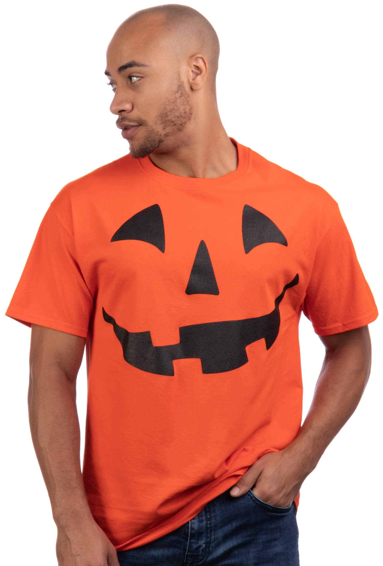 Giant Jack O' Lantern Face | Halloween Pumpkin Fun Unisex T-Shirt for Men Women