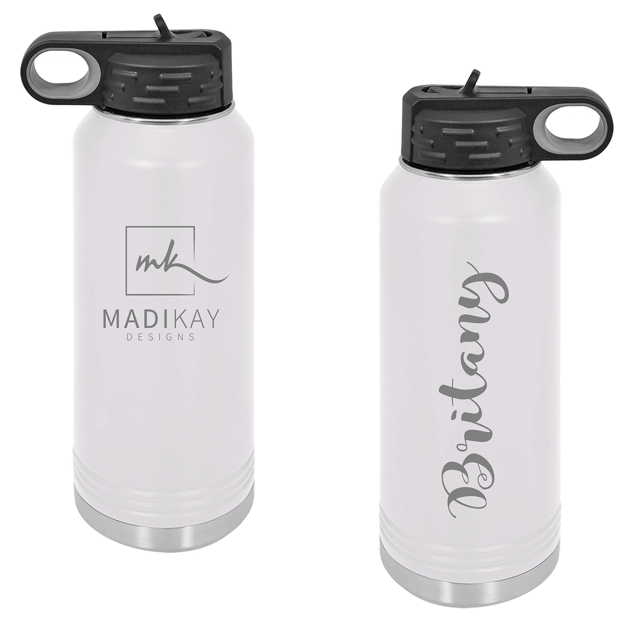 Insulated Stainless-Steel Water Bottle, Personalized Kids Water Bottle (32 Ounces)