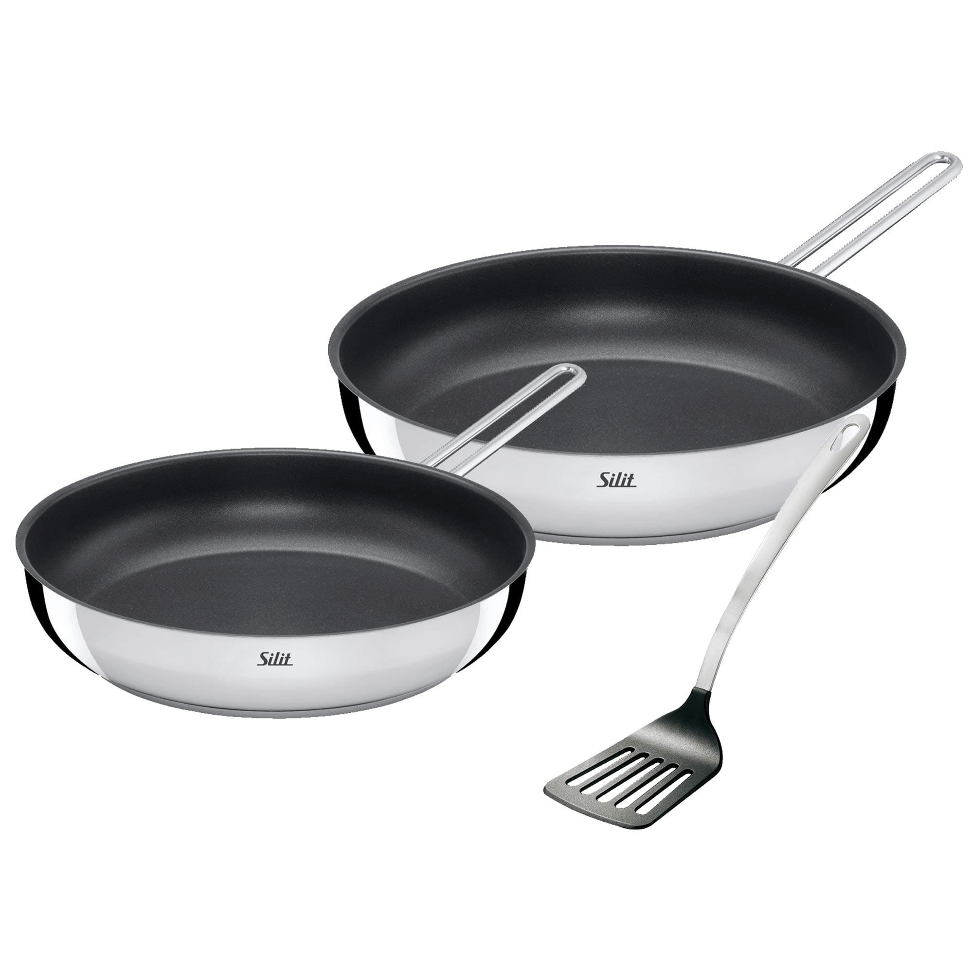 Silit Uncoated Toskana Frying Pan, Silver, 20-28 cm