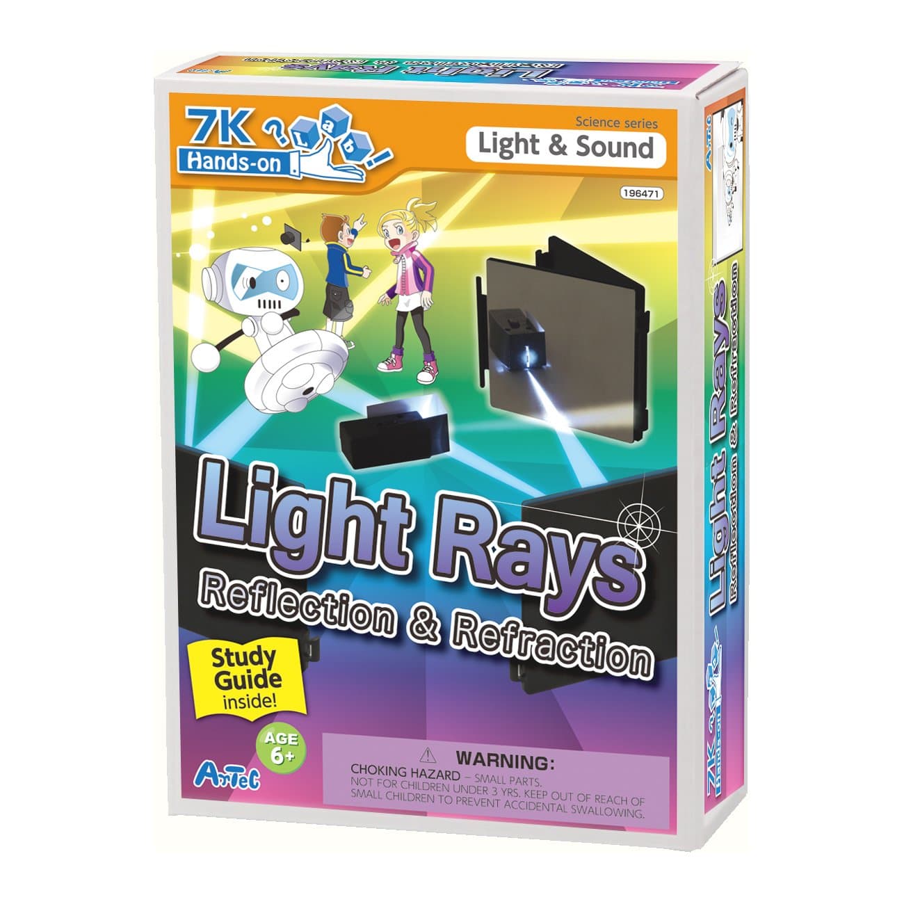 Light Rays Reflection & Refraction with Study Guide