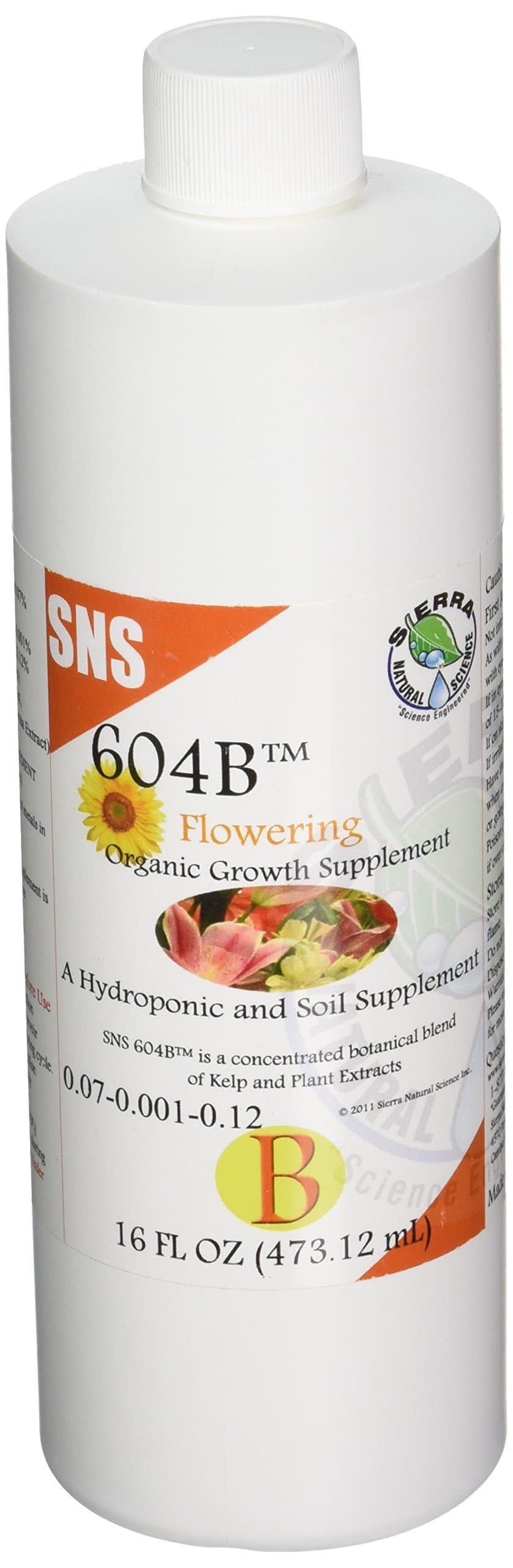 Sierra Natural ScienceSNS604BC16 Bloom Growth Stimulator Concentrate, 1 Pint