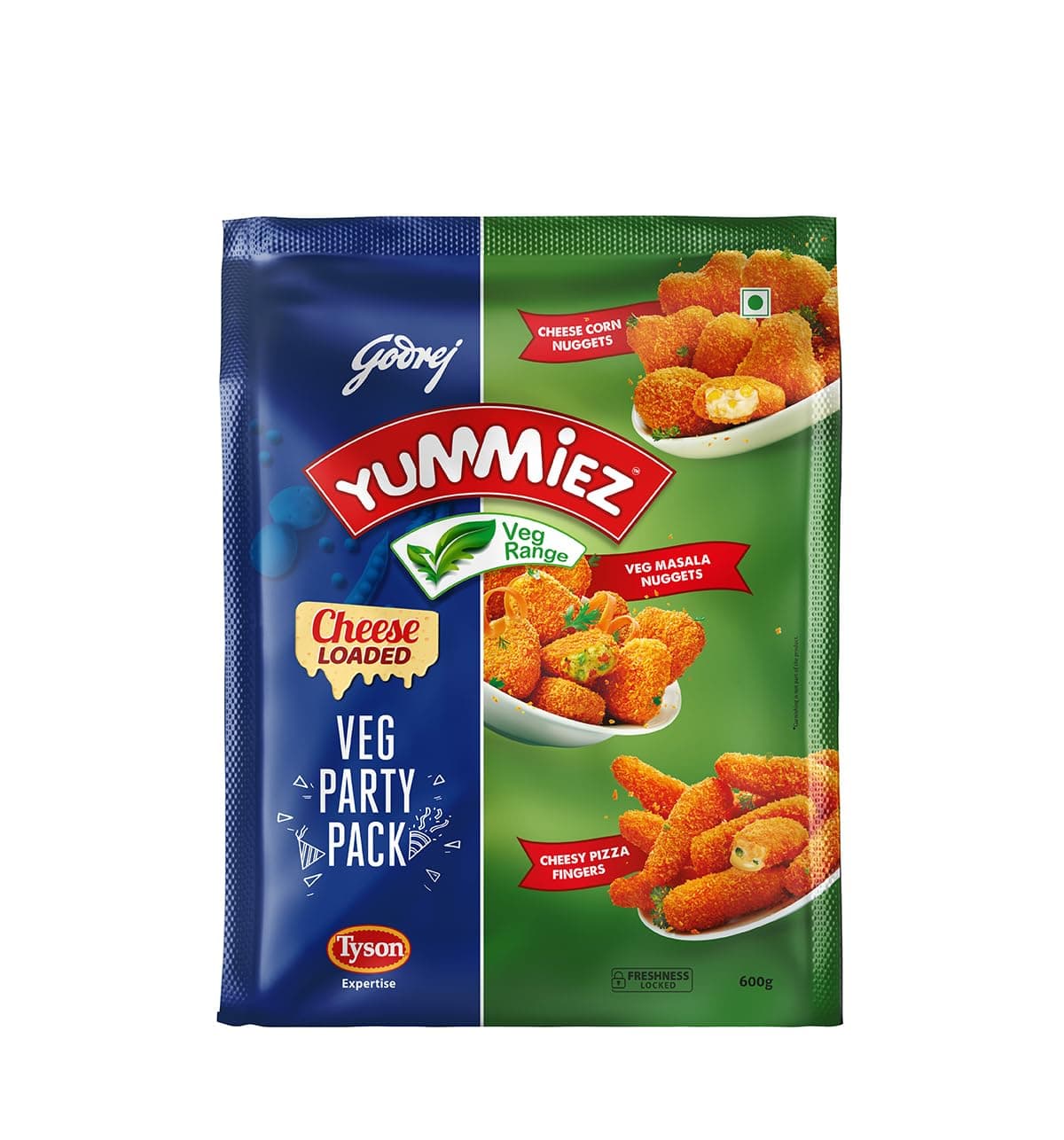 Godrej Yummiez Veg Party Pack Pouch, 600 g