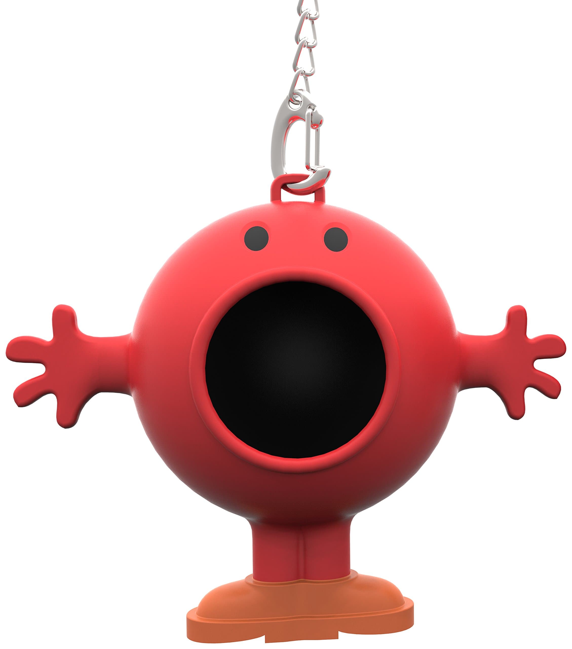 dog Poop Bag Dispenser, Red, 1 Count (Pack of 1), MNBG01