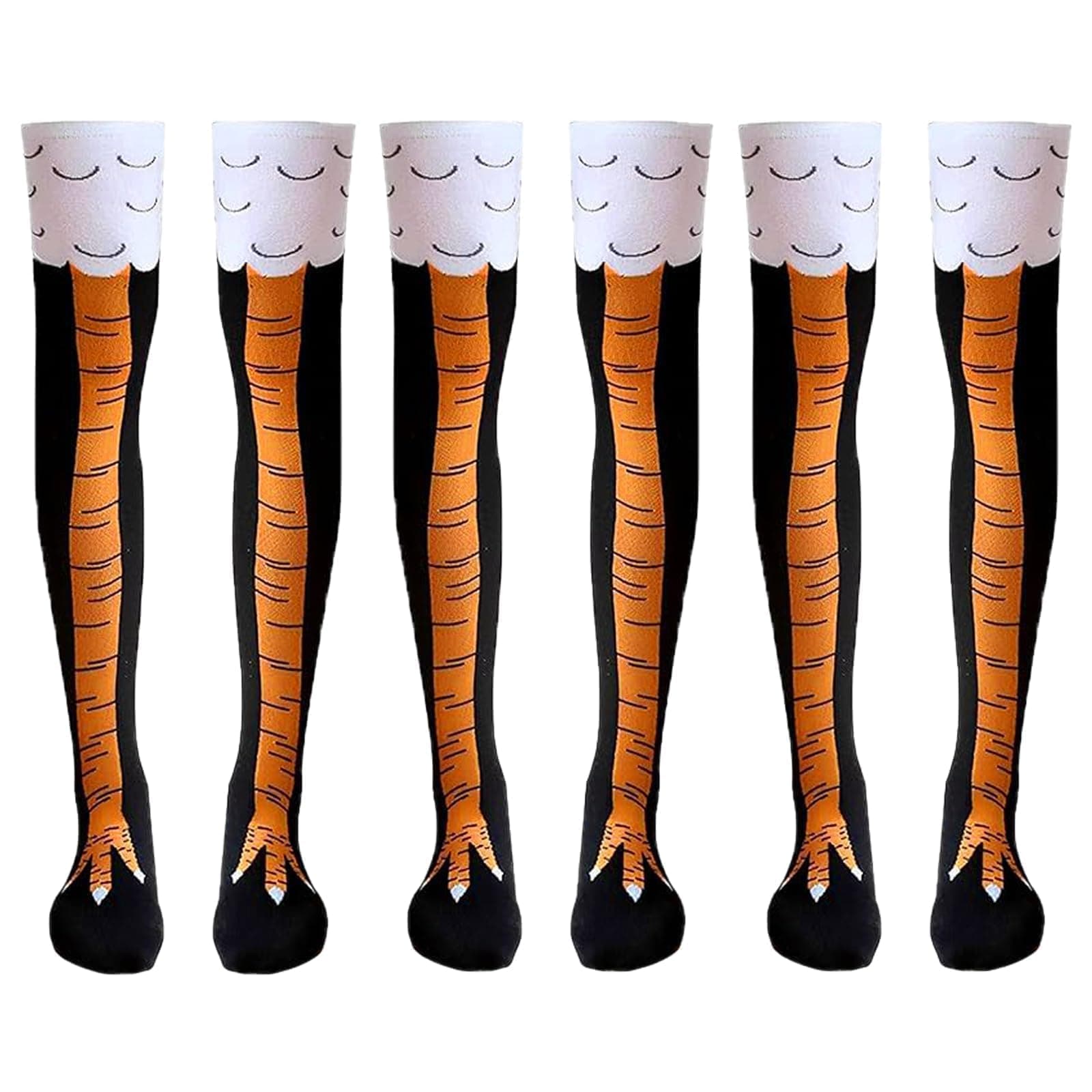 3 Pairs Chicken Leg Socks Funny Socks Women Mens Funny Socksmens Funny Socksing, Crazy SocksSuitable for Christmas Birthday Parties and Friend Gatherings, Novelty Socksfor Women Role-playing 