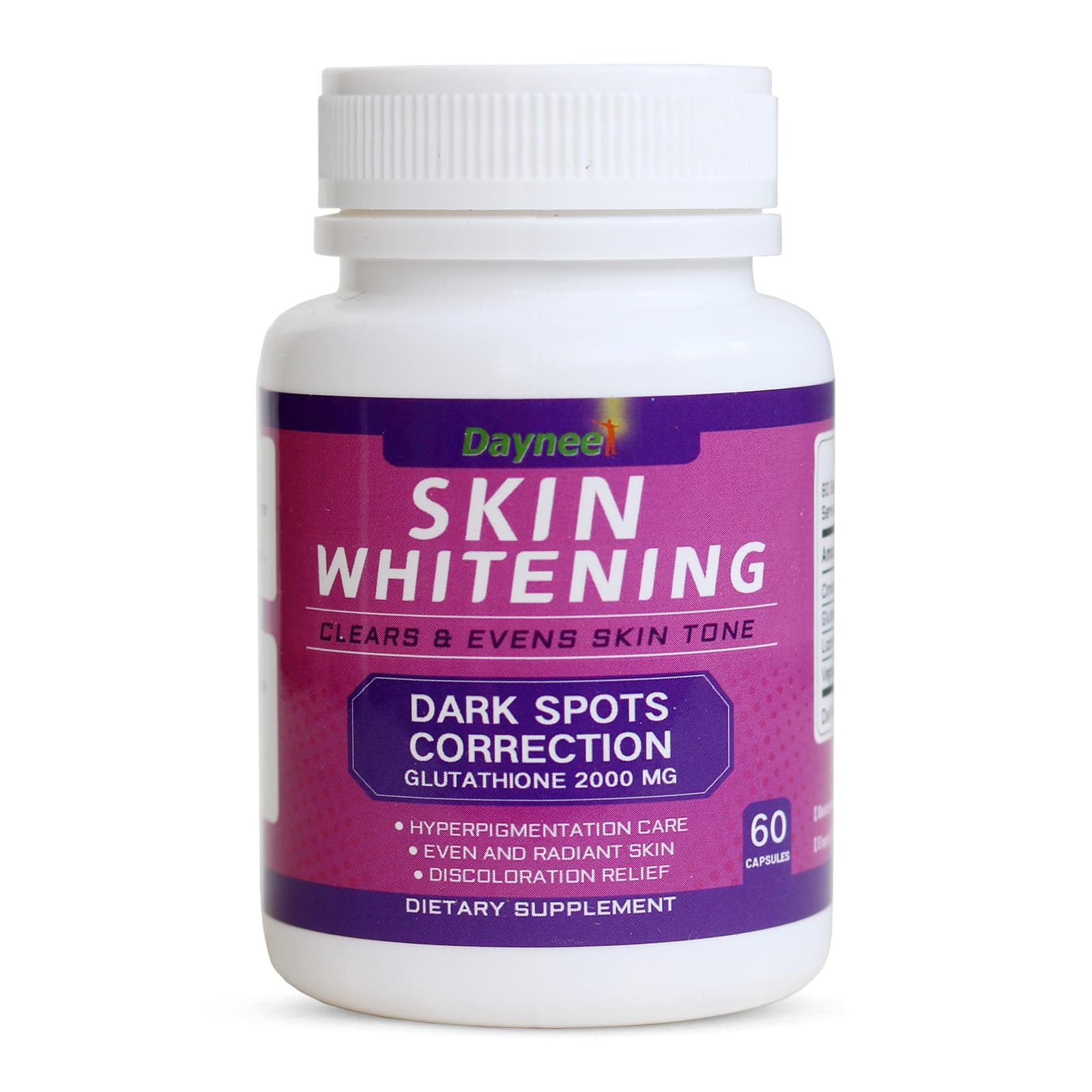 AIHIYO Skin Whitening Capsule, Clears & Evens Skin Tone, Dark Spots Correction, 60 Count