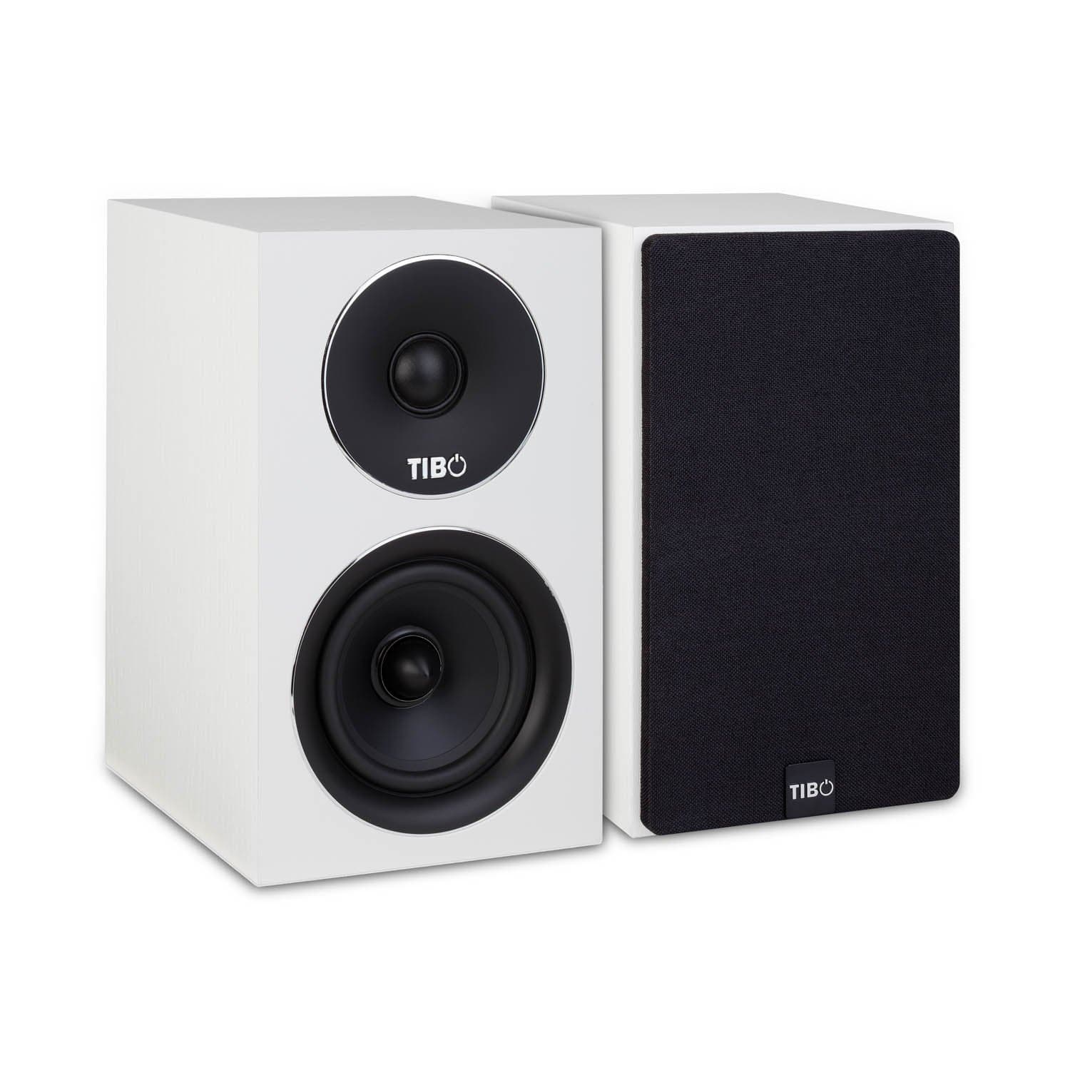 TIBO Harmony 2 | Passive Hi-Fi Bookshelf Speakers | 100W | White