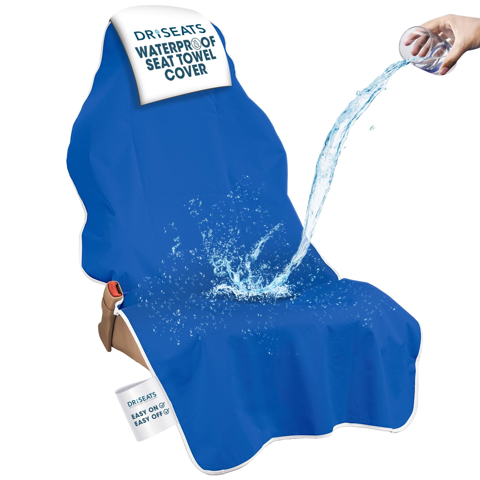 Dri Seats Waterproof Car Seat Cover –Premium Sweat Towel with Slip Resistant ...