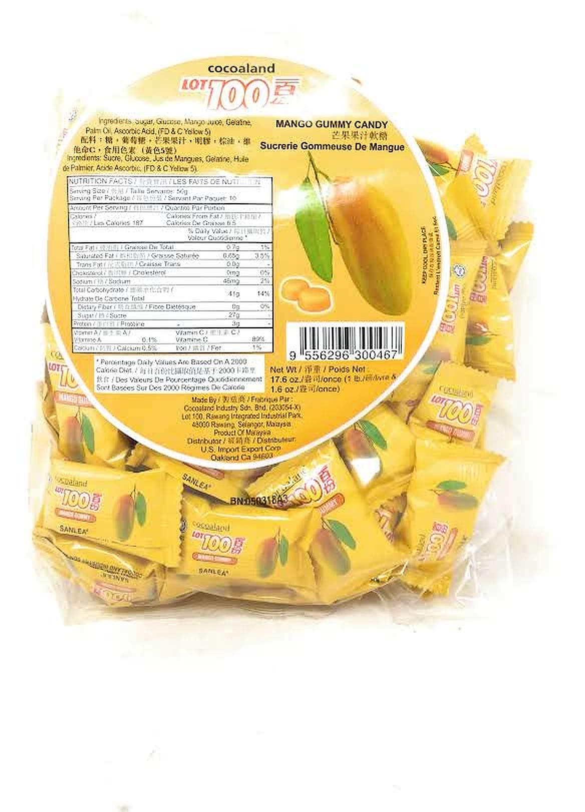 Mango Gummy Candy 17.6oz