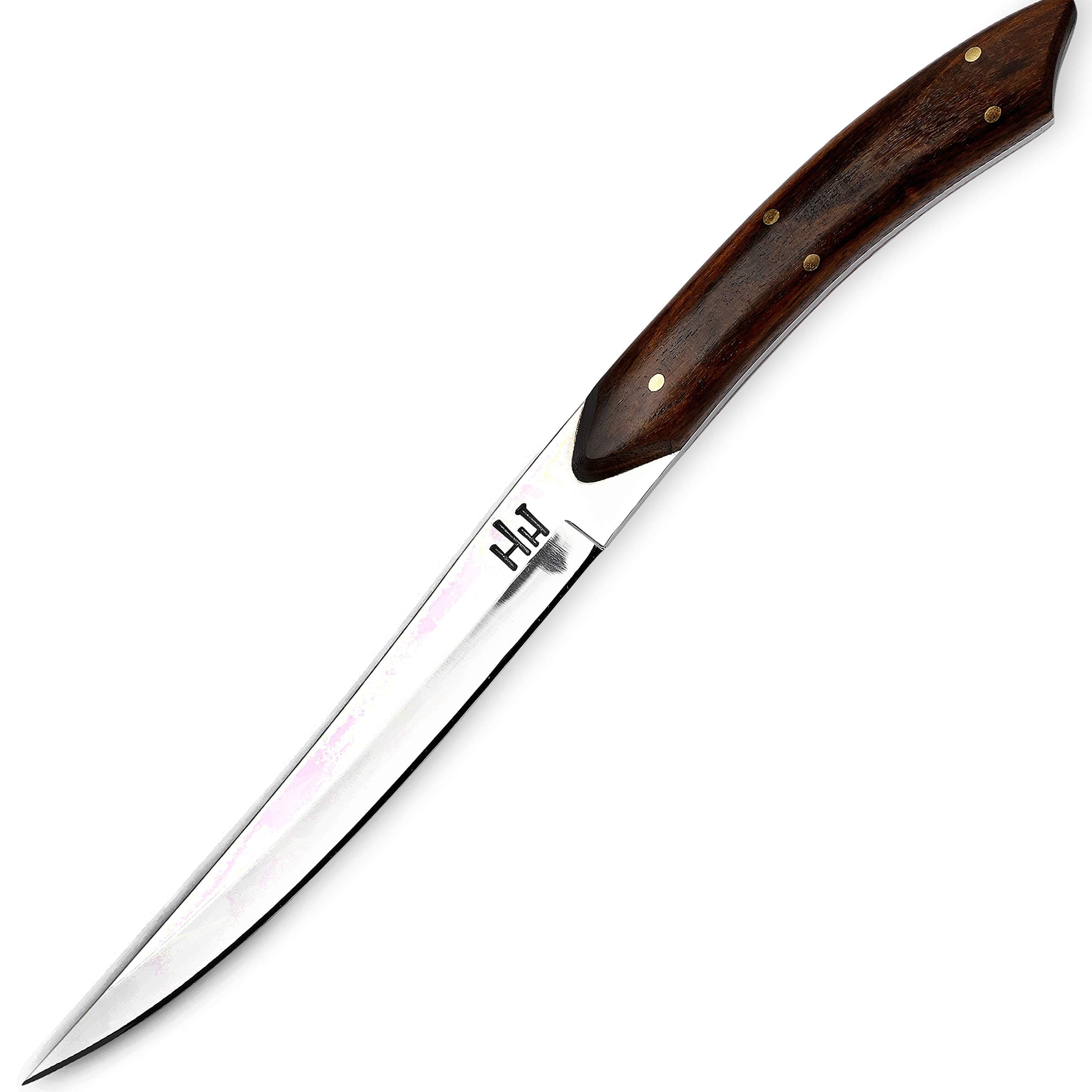 Hobby Hut HH-305 | Custom Handmade 420 Stainless Steel Fixed Blade Survival Hunting Knife with Sheath Micarta Handle Designed for Hunting & Camping