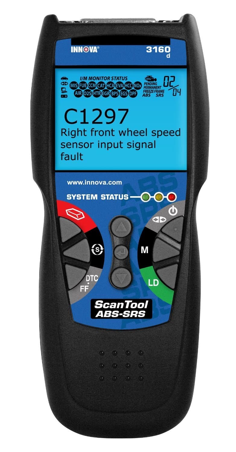 Innova 3160 Diagnostic Scan Tool with ABS/SRS and Live Data for OBD2 Vehicles