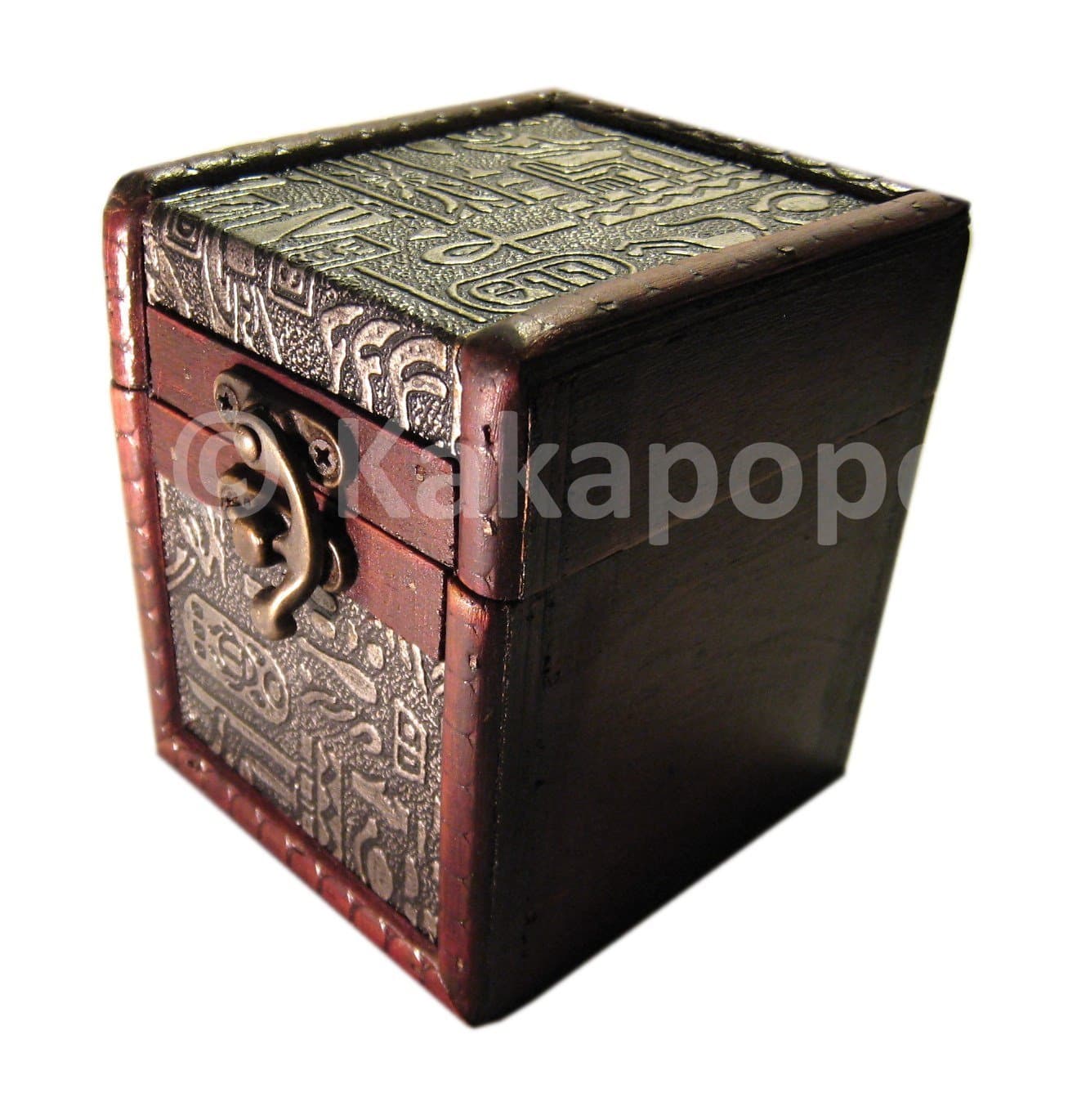 S01-EG Wooden Single Deck Box Ancient Egypt Case for Deck Protector Storage Trading Cards TCG Ultra Pro Sleeve MTG Magic The Gathering Pokemon YGO Yugioh Wow Vanguard Lord of The Rings Star Wars EDH