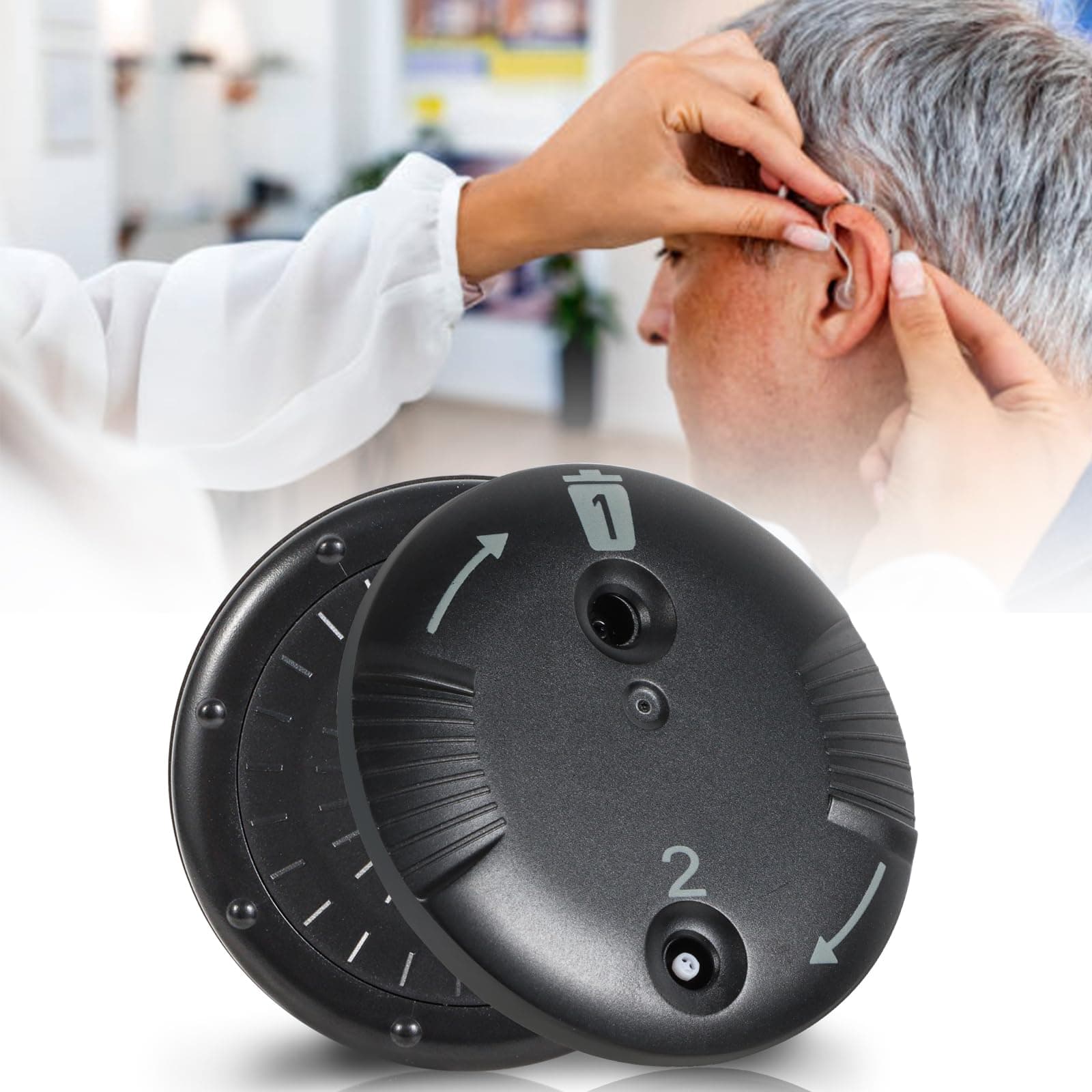 Cerushield Disk v2.0 098-0445 for phonak, Phonak Hearing Aid Accessories Wax Filters, Hearing aid Wax Guards, Phonak Wax Guard- Improve Sound Performance,1 Pack/8 pcs