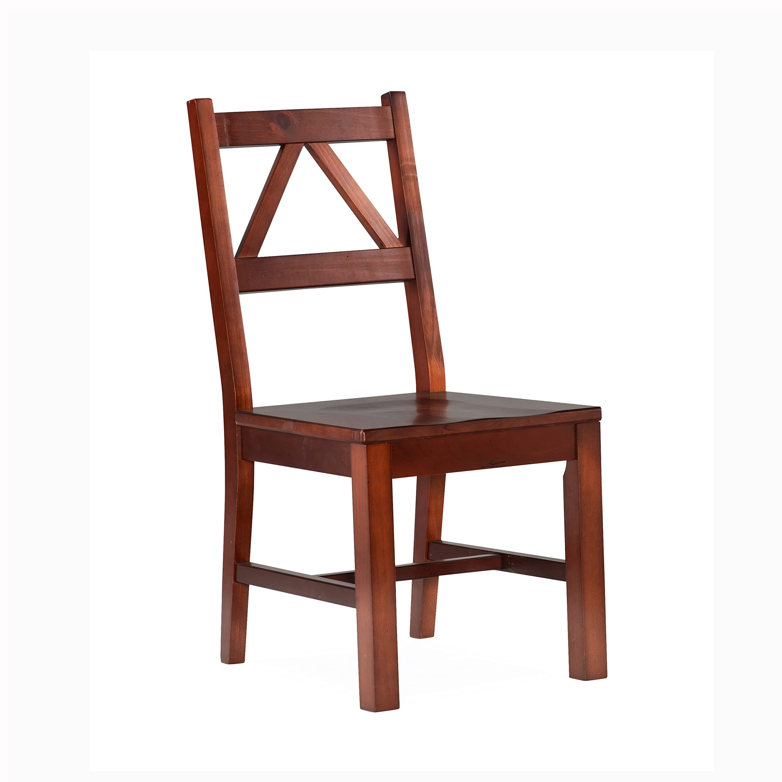 Home Decor Titian Chair, Antique Tobacco Finish, 17.32"w x 21.54"d x 37.56"h