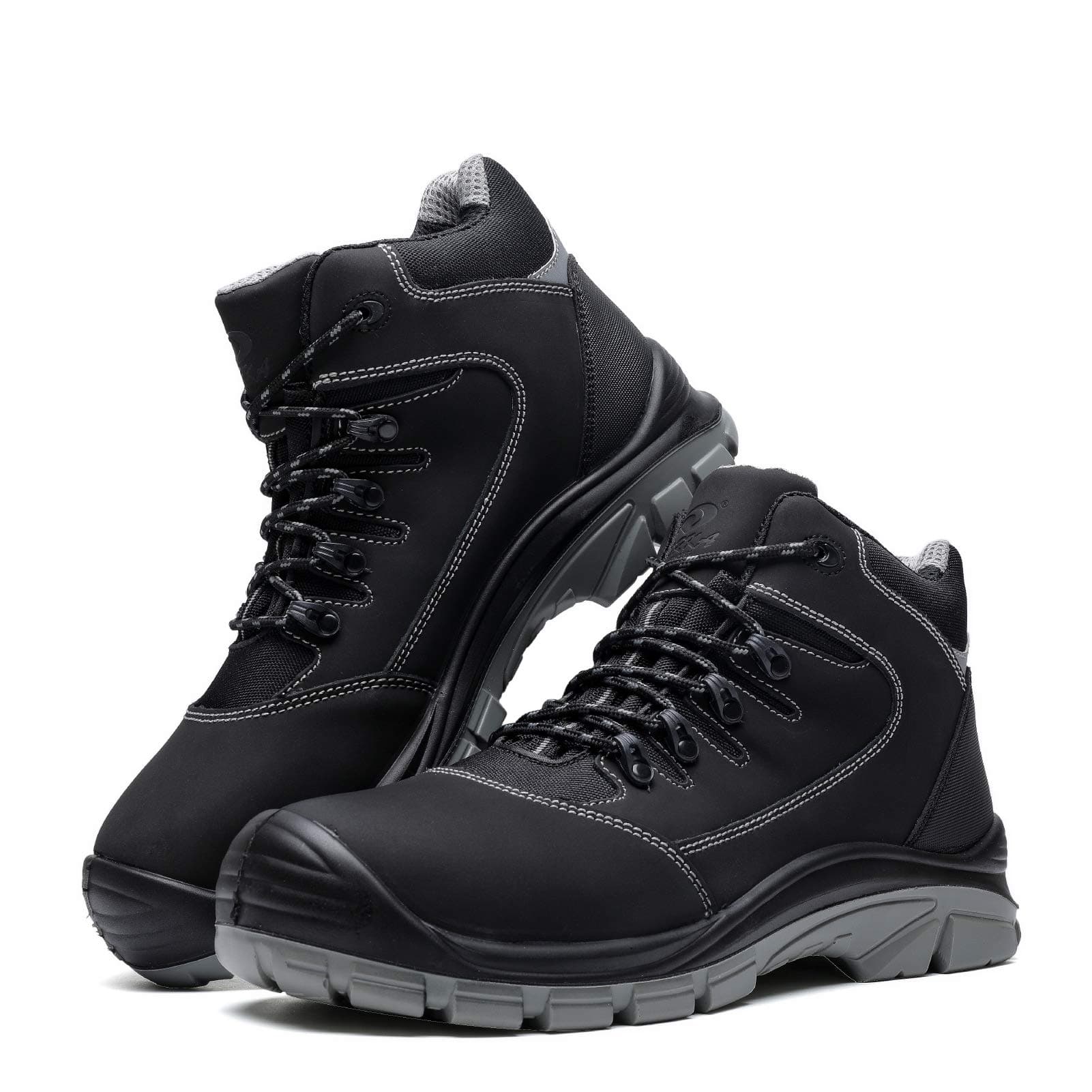 Men's Steel Toe Work Boots Water Resistant Safety Shoes