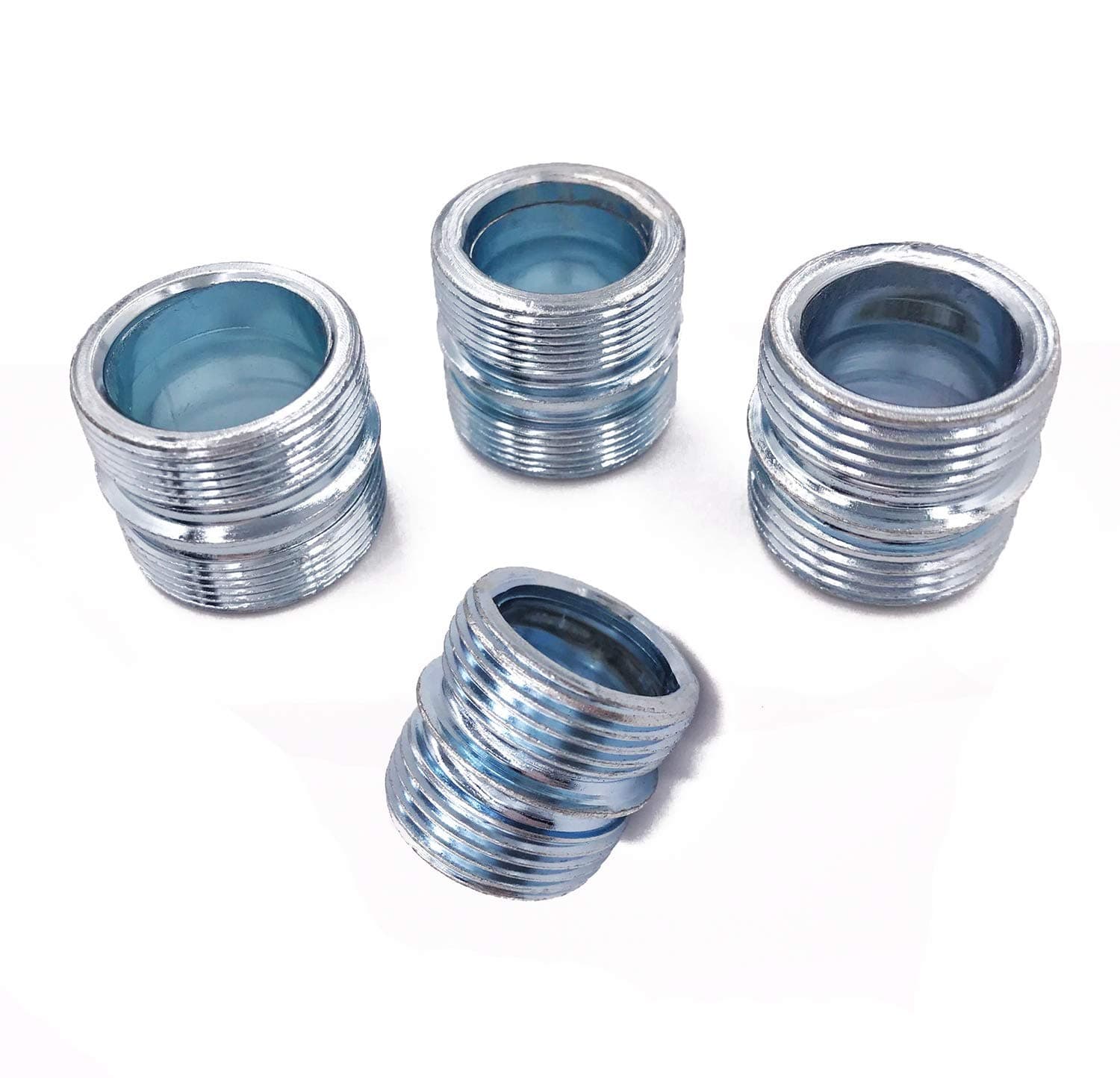 HOWDIA Coarse Pitch 1.25mm Connectors for 1"/ 25.4mm Diameter Wire Shelving Poles with 0.047"/ 1.2mm Thick, 23mm Pole Connector for 1″-OD tubing with a coarse 1.25 mm Thread and Hole ≈23 mm(4 Pack)