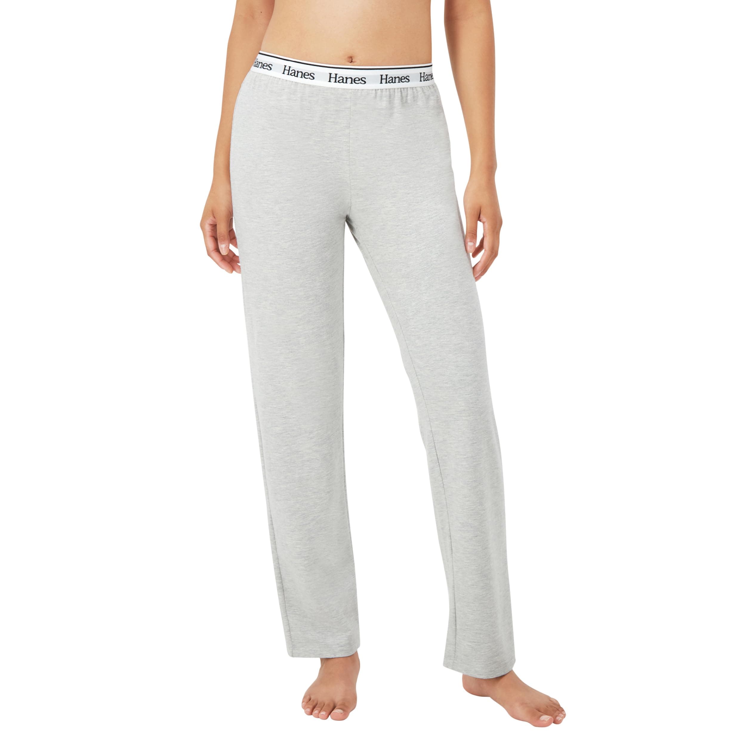 Hanes Womens Originals Lounge Pants, Comfywear Sleep Pants for Women, Straight Leg Loungewear Pants