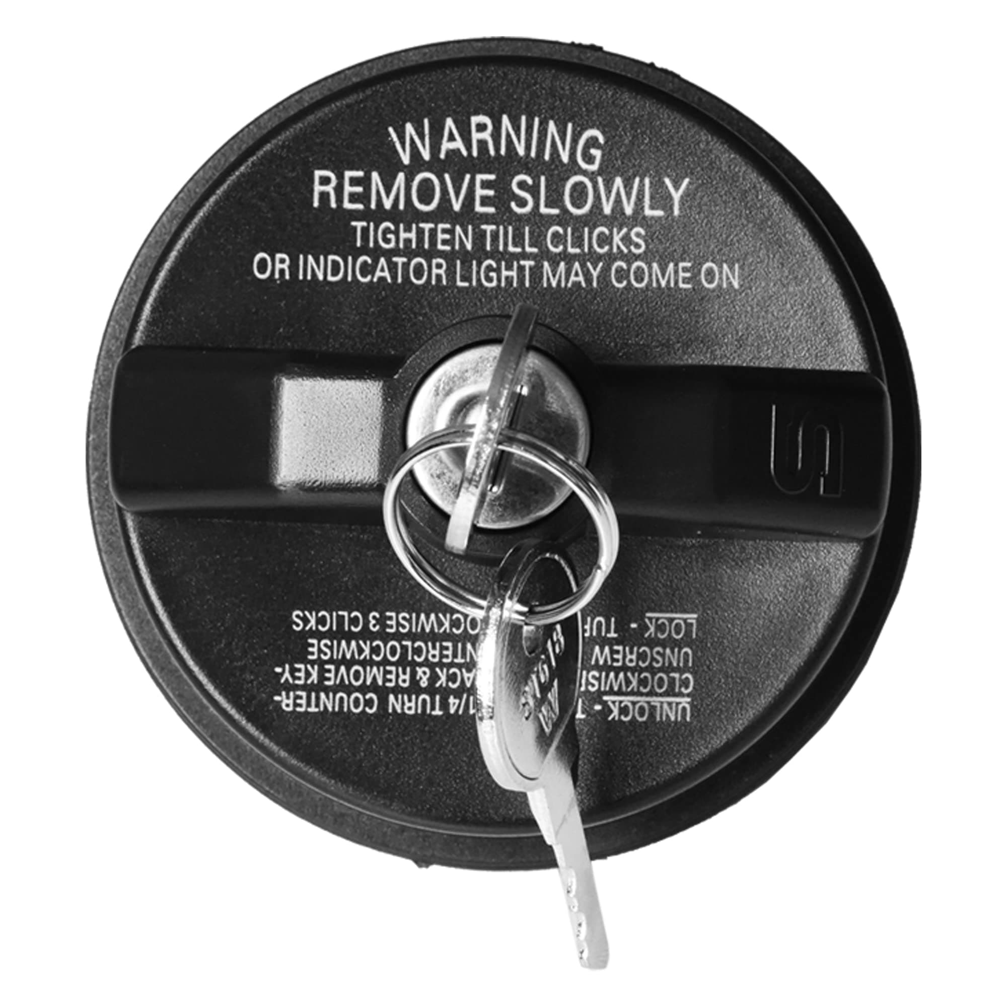 Locking Gas Cap, Lock Fuel Cap Compatible with Toyota 4Runner, Camry, FJ Cruiser, Tacoma, Tundra, Acura, Chevy Camaro, Honda CRV, Infiniti, Isuzu, Mazda, Nissan, Corolla, Buick, Cadillac, GMC, More