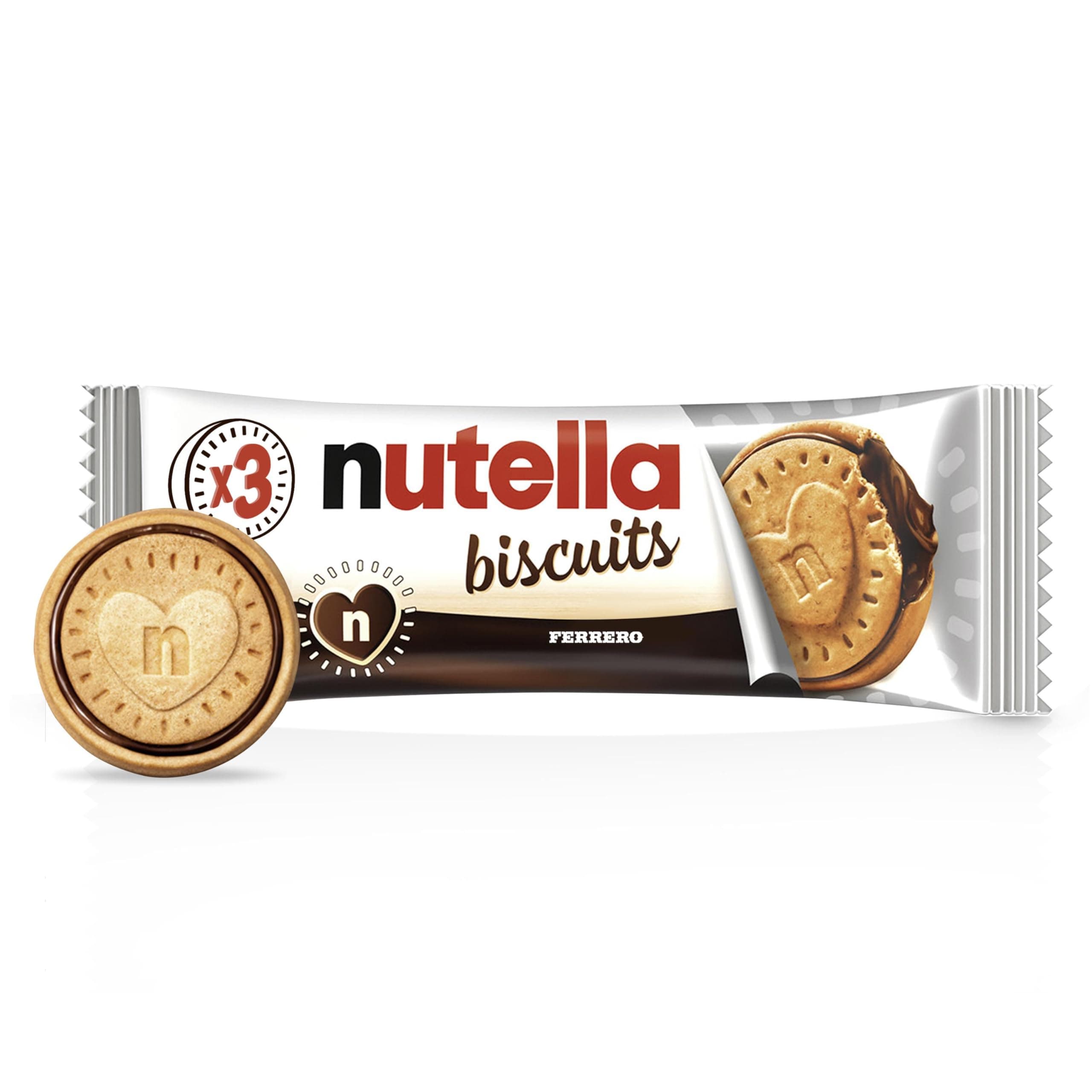 Biscuits Filled with Hazelnut Spread with Cocoa • T3, 1.46 oz ℮ 41.4 g